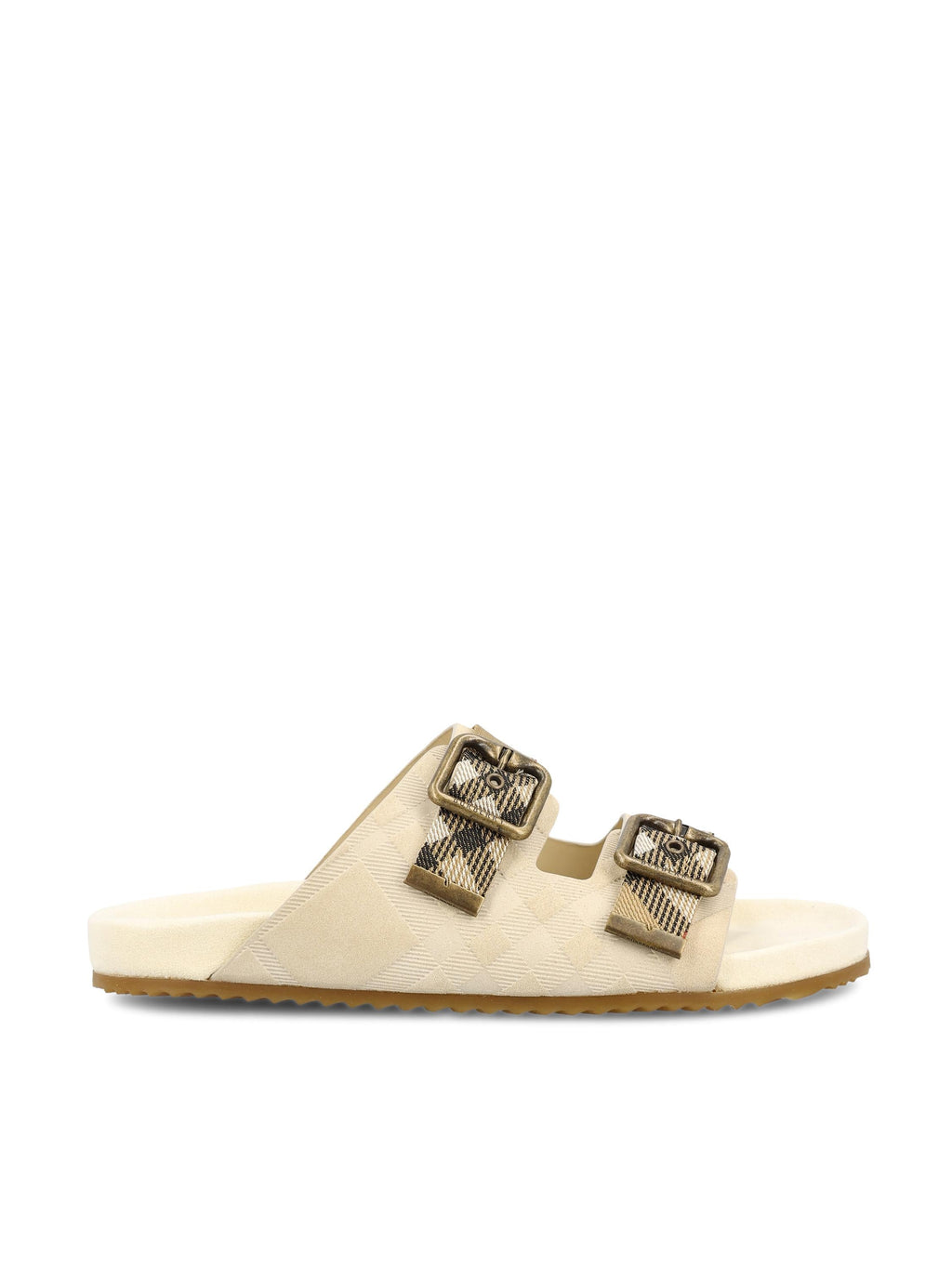 Suede Calfskin Sandals Burberry оригінал – Купити в Україні – боковий вид