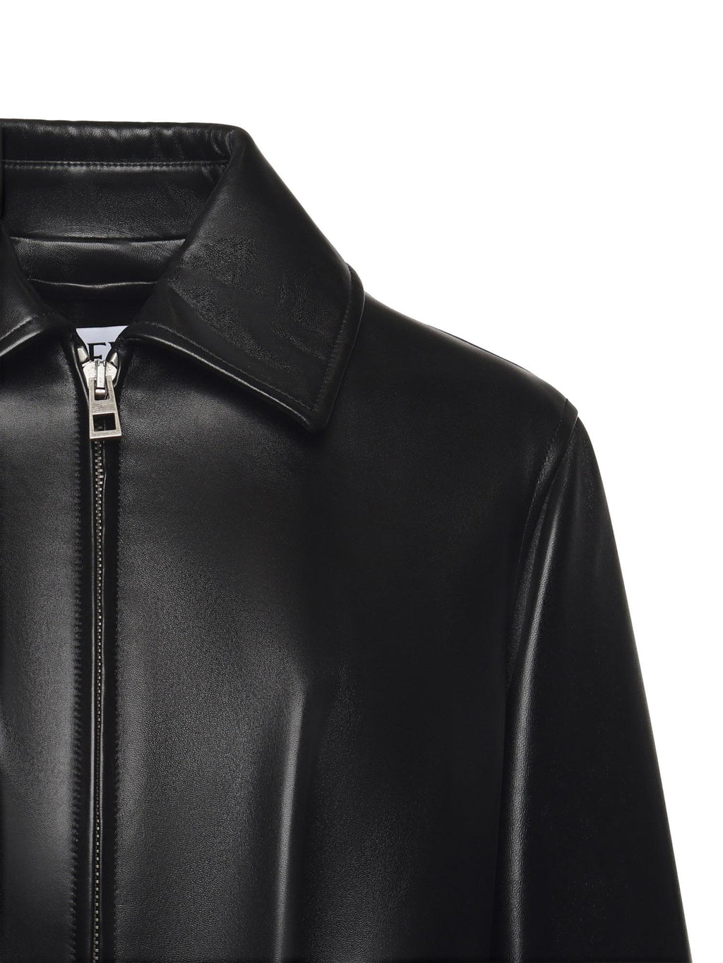 Оригінальна Giacca Con Cintura In Nappa DI Agnello Loewe – вид ззаду