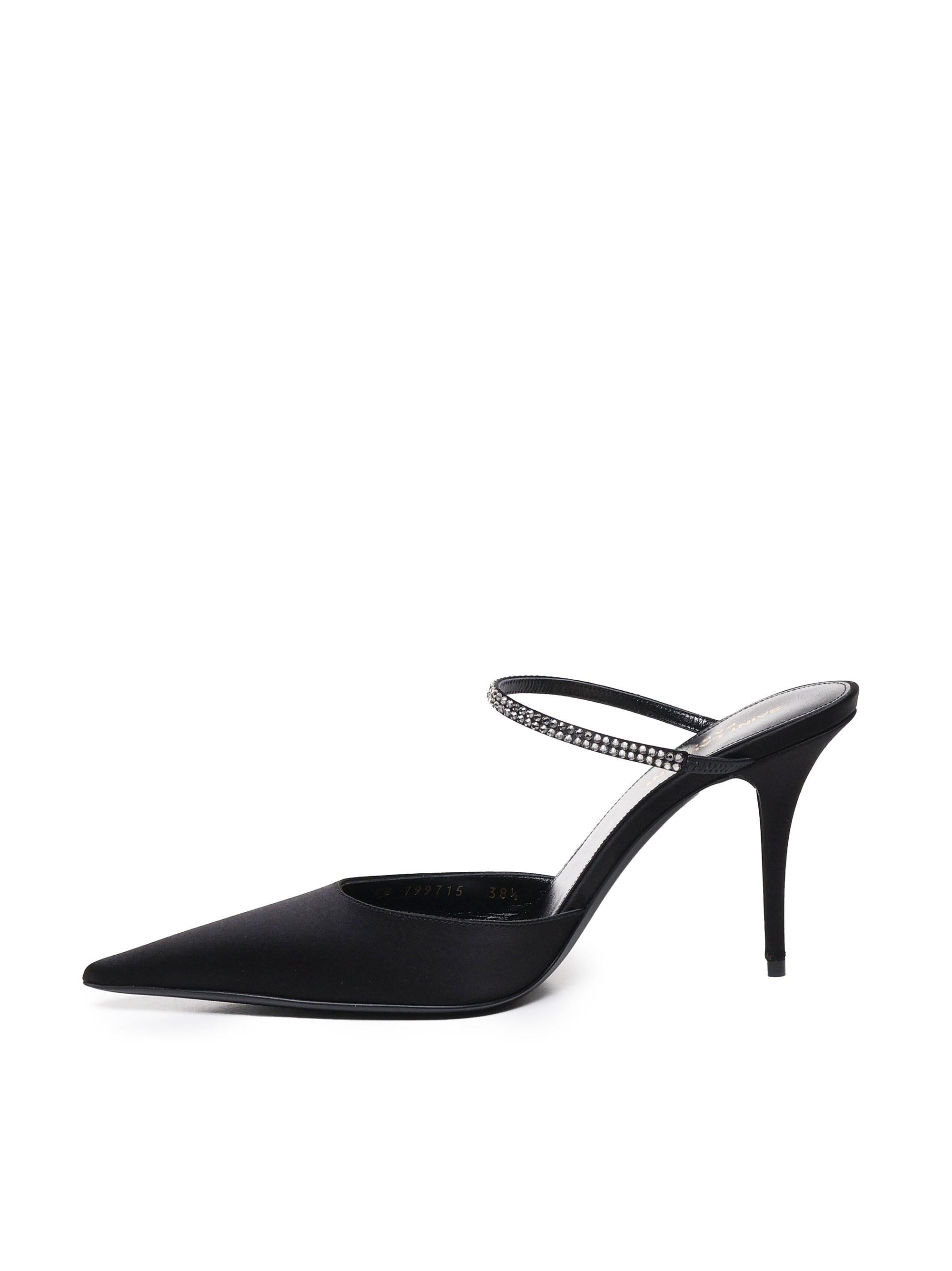 Slingback Barbara In Satin Saint laurent оригінал – Купити в Україні – збільшений вид