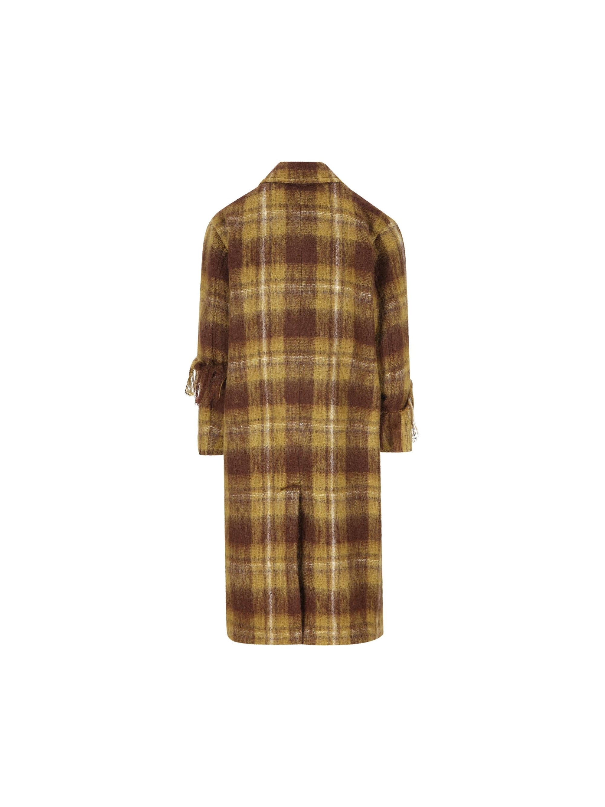 Оригінальна Coat In Mohair And Wool Blend Loewe – вид ззаду