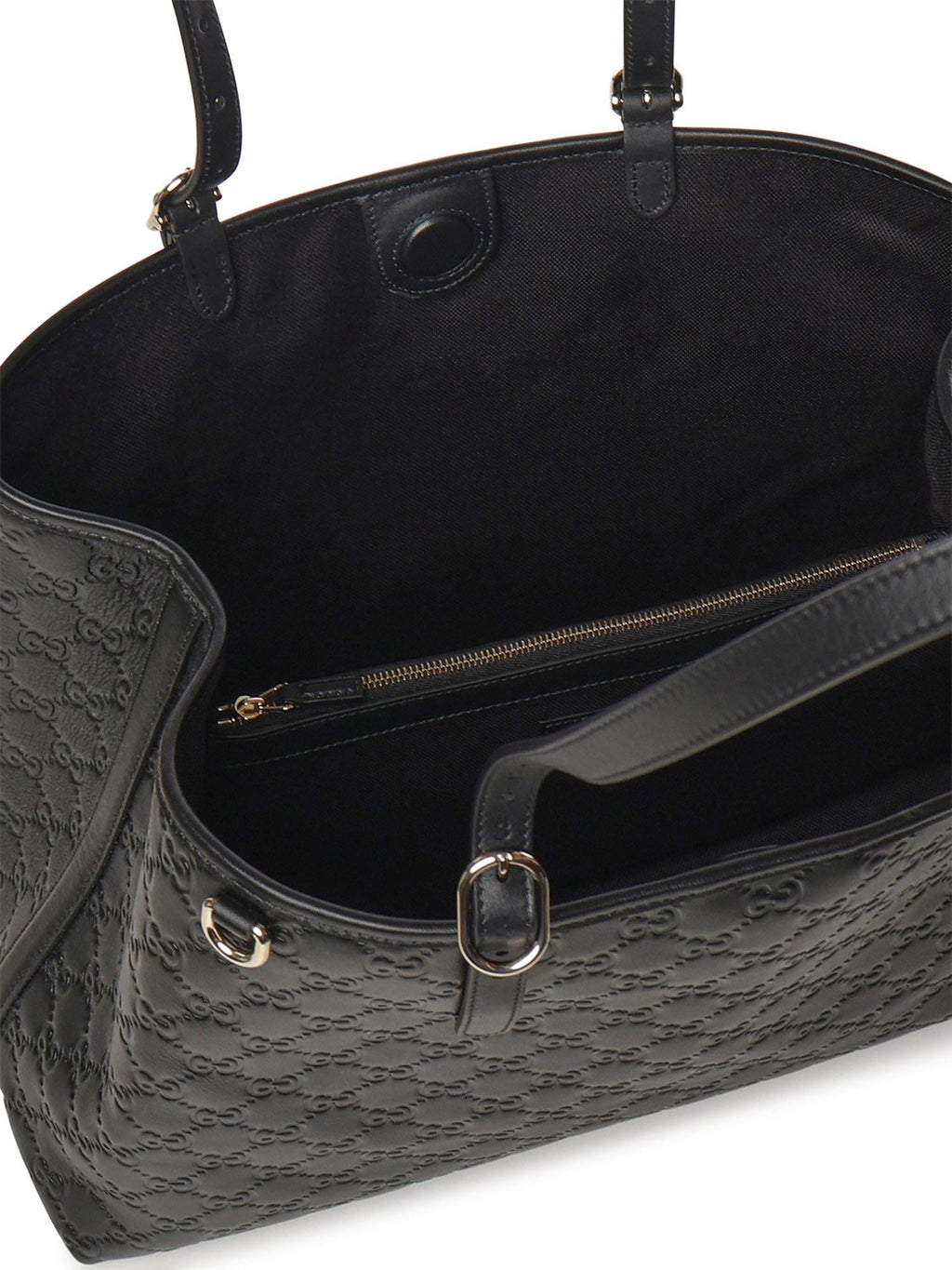 Borsa Shopping Gg Emblem In Pelle Gucci оригінал – Купити в Україні – збільшений вид