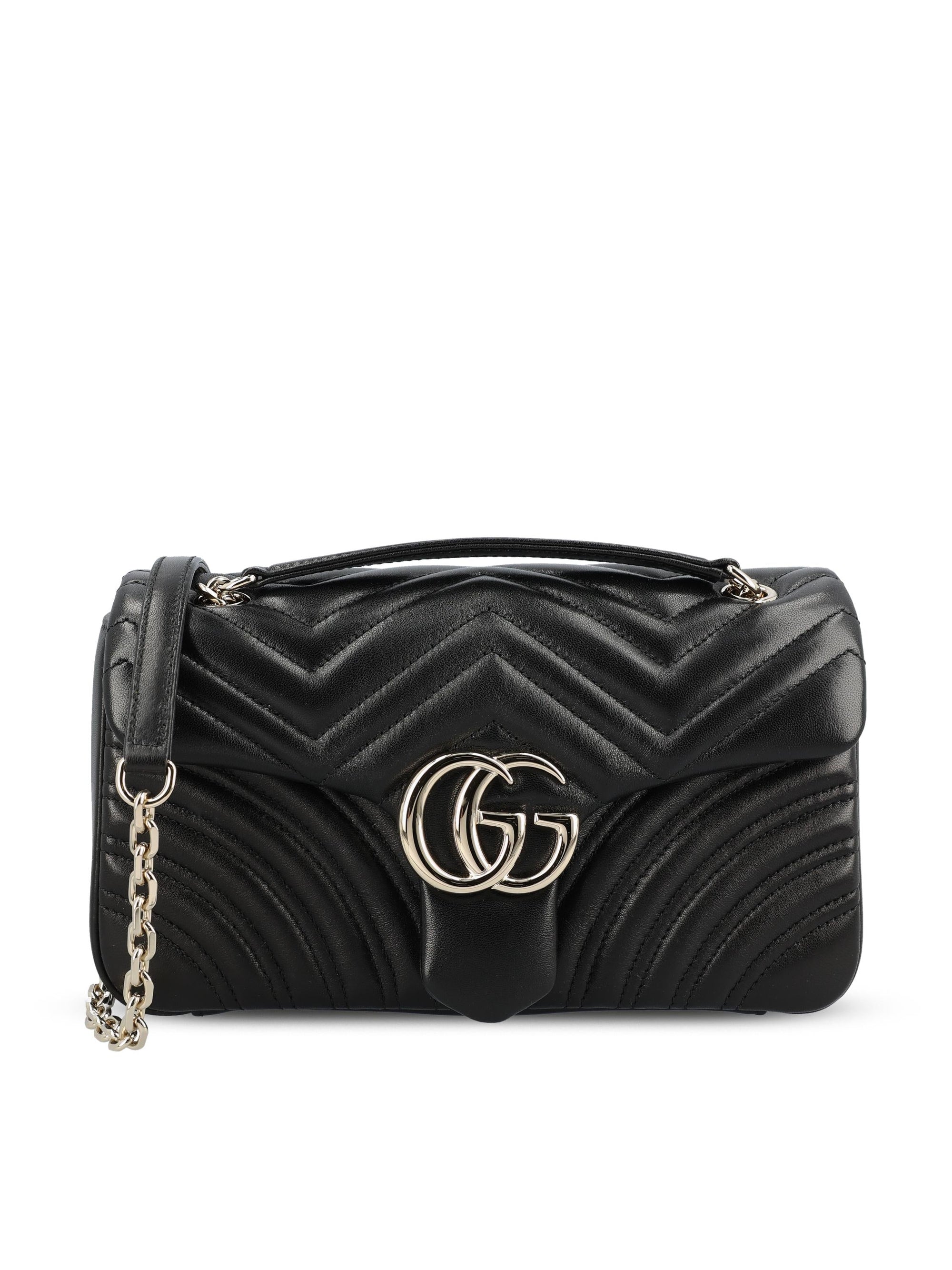 Оригінальна Borsa A Spalla Gg Marmont Media Gucci – боковий вид