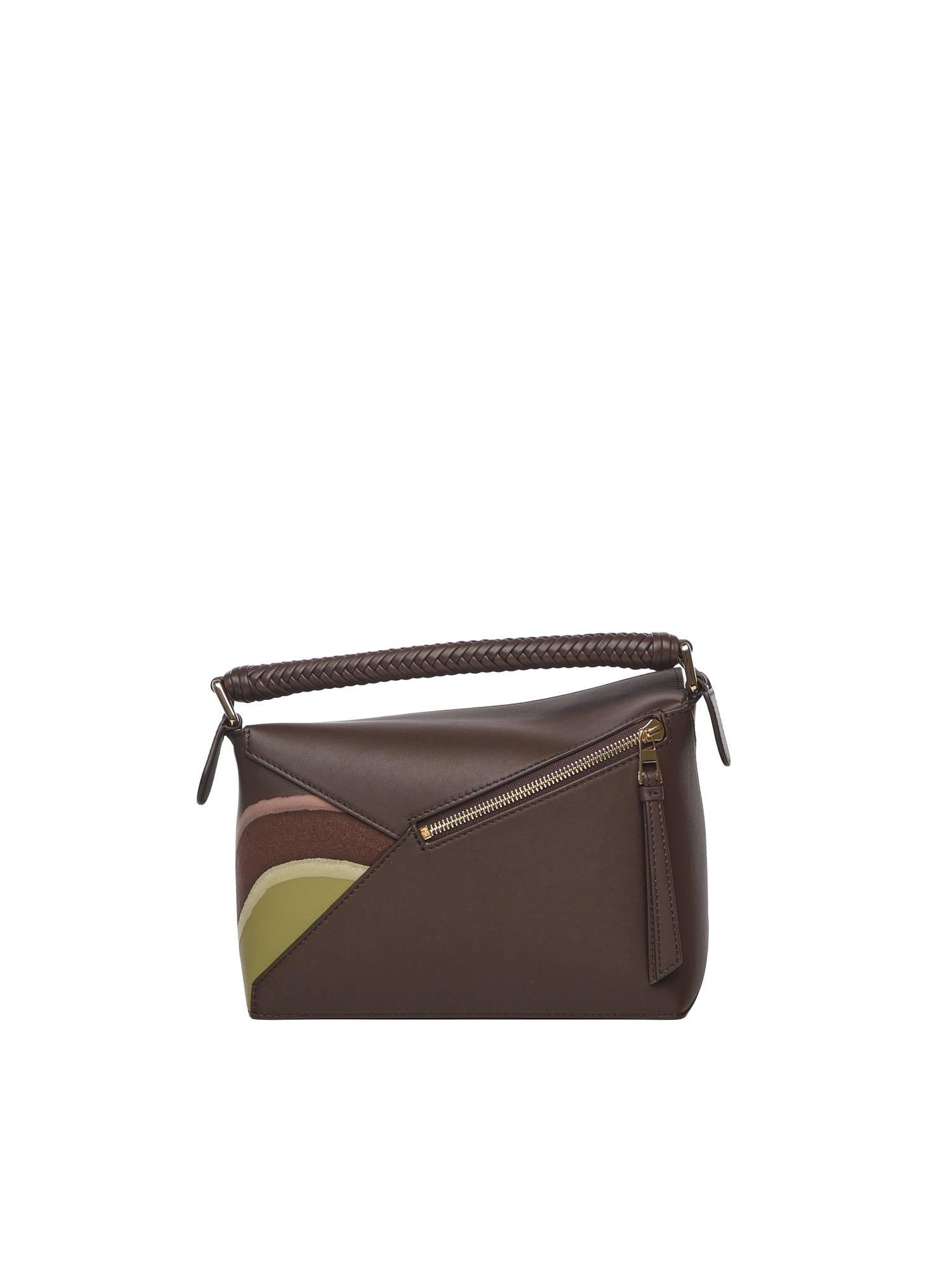 Borsa Puzzle Edge Landscape Piccola Loewe – Гарантія оригінальності – детальний вид