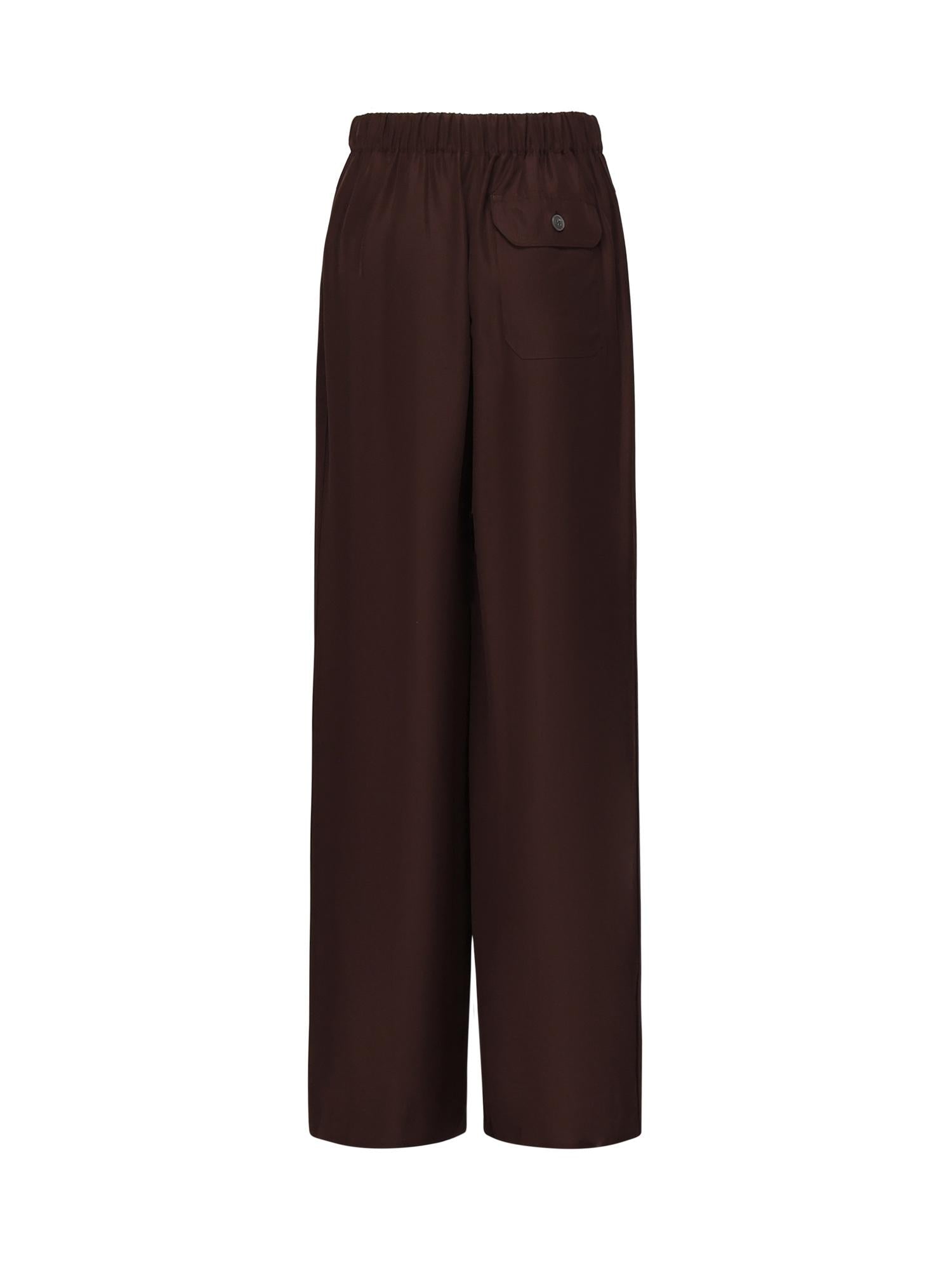 Pantaloni In Crêpe DI Seta Loewe – Гарантія оригінальності – детальний вид