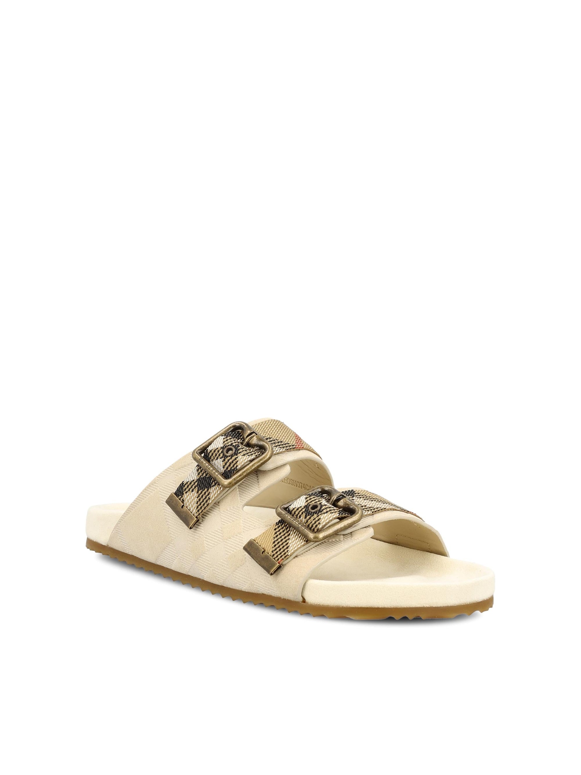 Suede Calfskin Sandals Burberry оригінал – Купити в Україні – вид ззаду