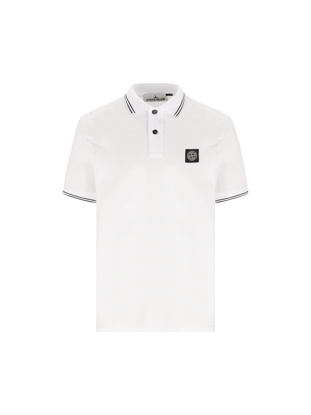 Cotton Polo Shirt Stone island – Гарантія оригінальності – боковий вид