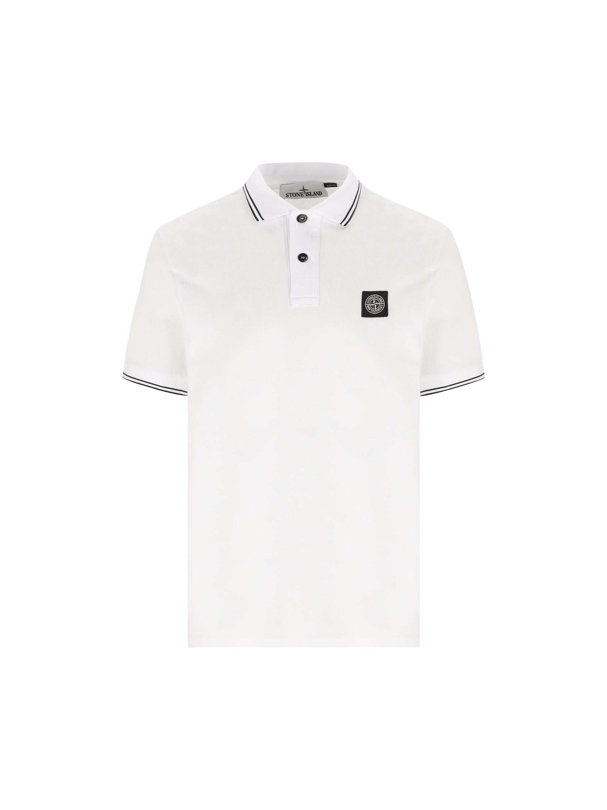 Cotton Polo Shirt Stone island – Гарантія оригінальності – боковий вид