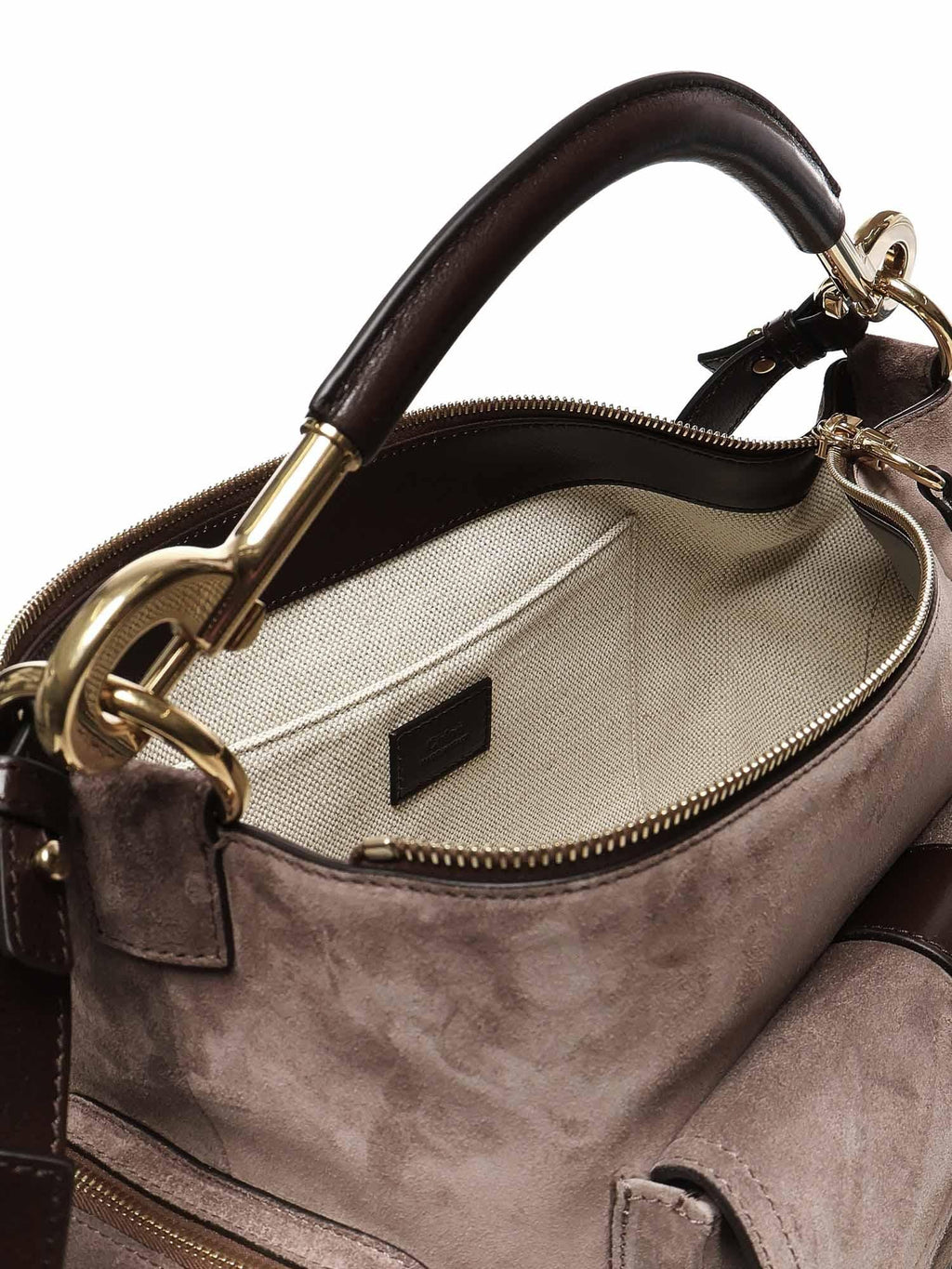 Camera Bag In Pelle Scamosciata Chloe – Гарантія оригінальності – збільшений вид