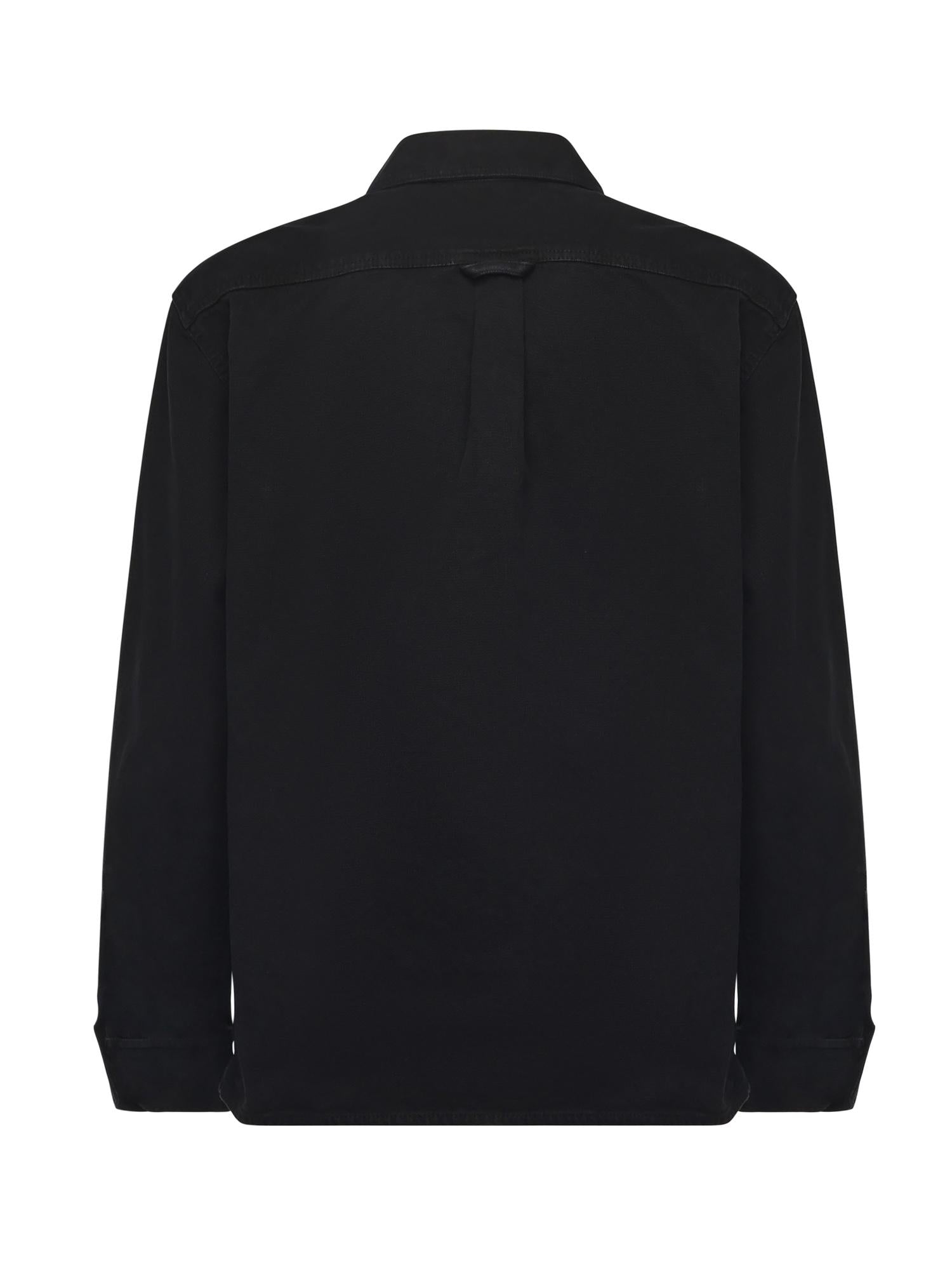 Оригінальна Overshirt In Cotone Biologico Con Logo Stone island – детальний вид