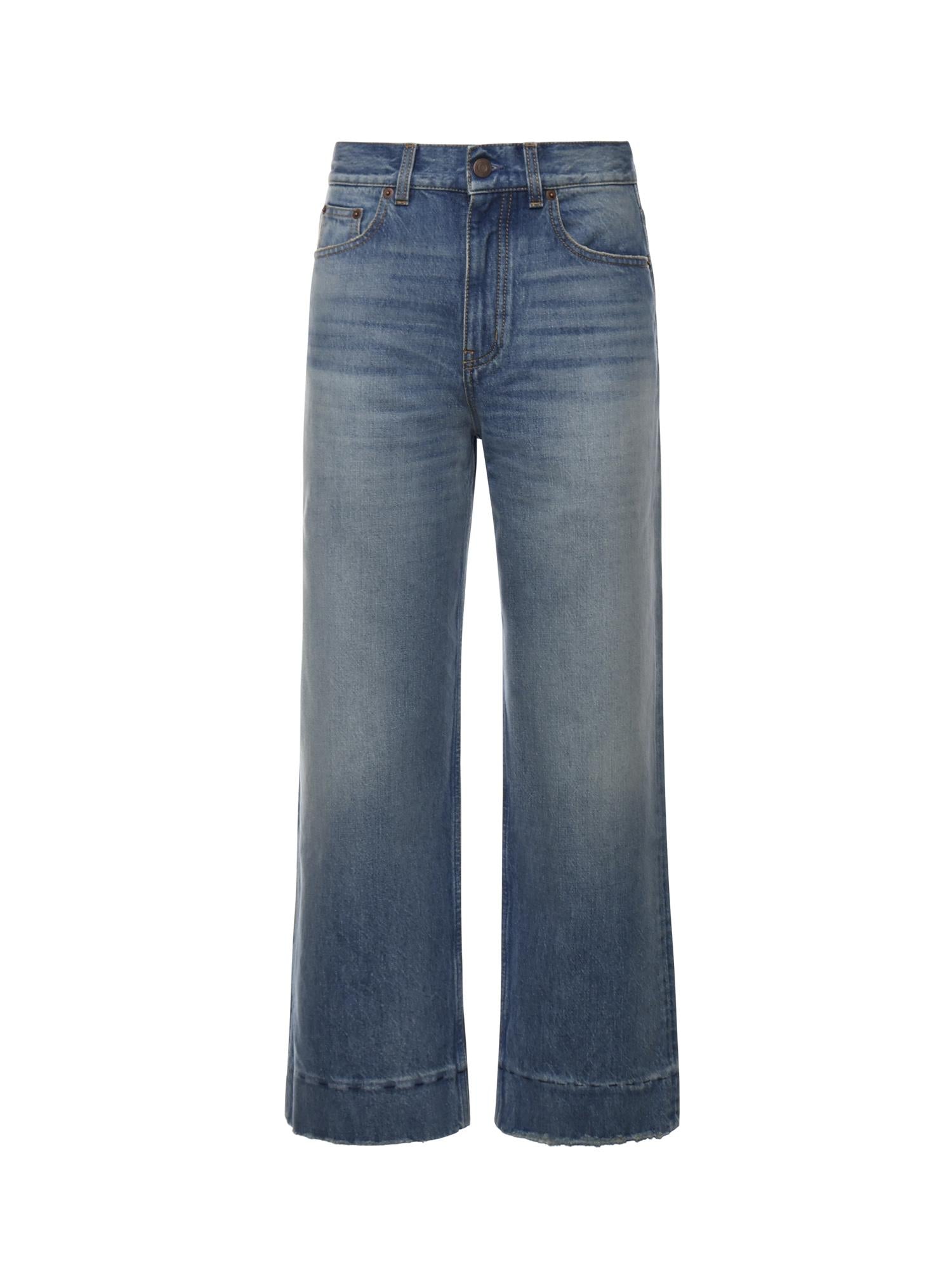 Jeans Cropped In Denim Chloe – Гарантія оригінальності – боковий вид