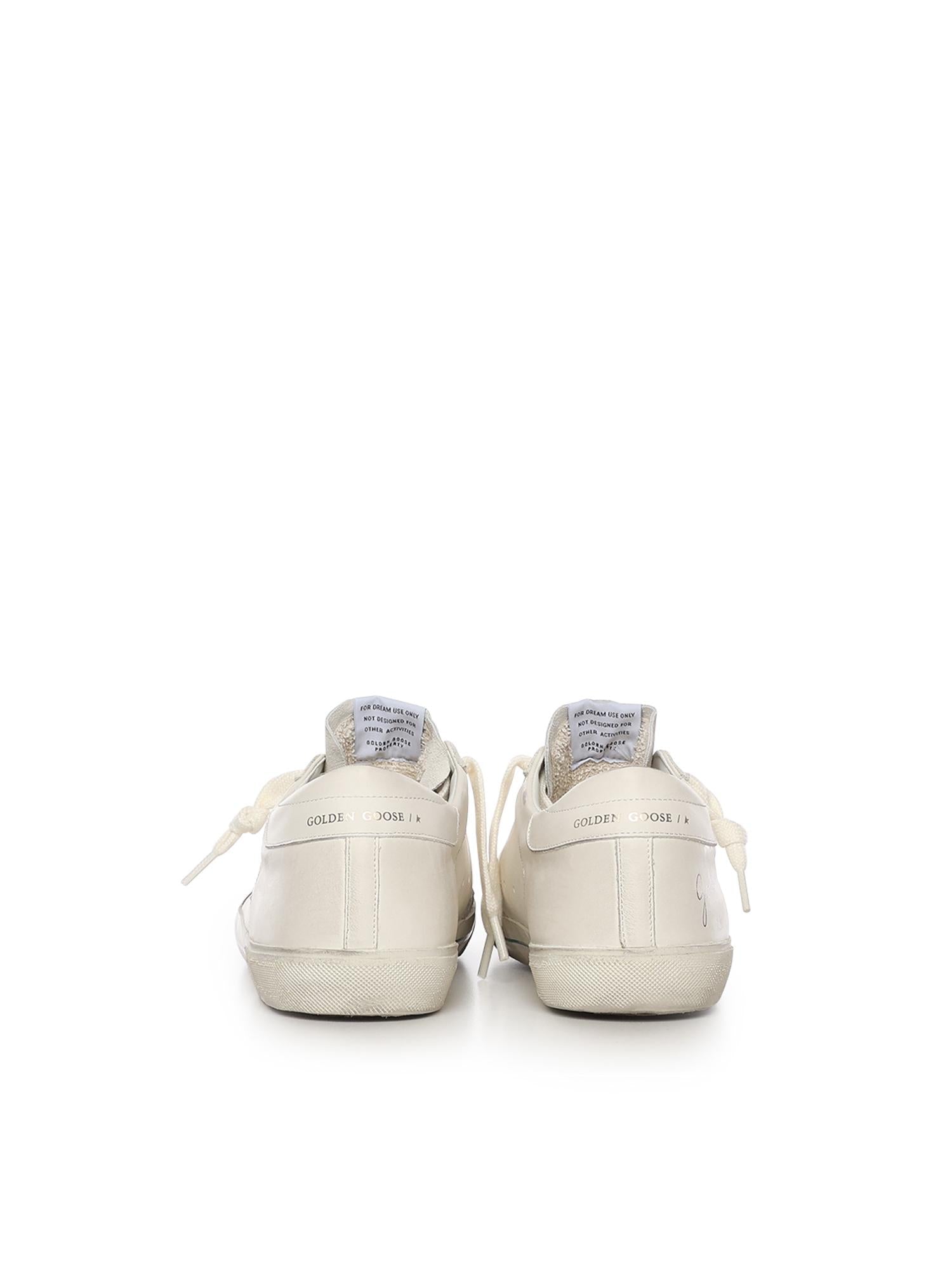 Sneakers Super-Star In Pelle Golden goose – Гарантія оригінальності – детальний вид