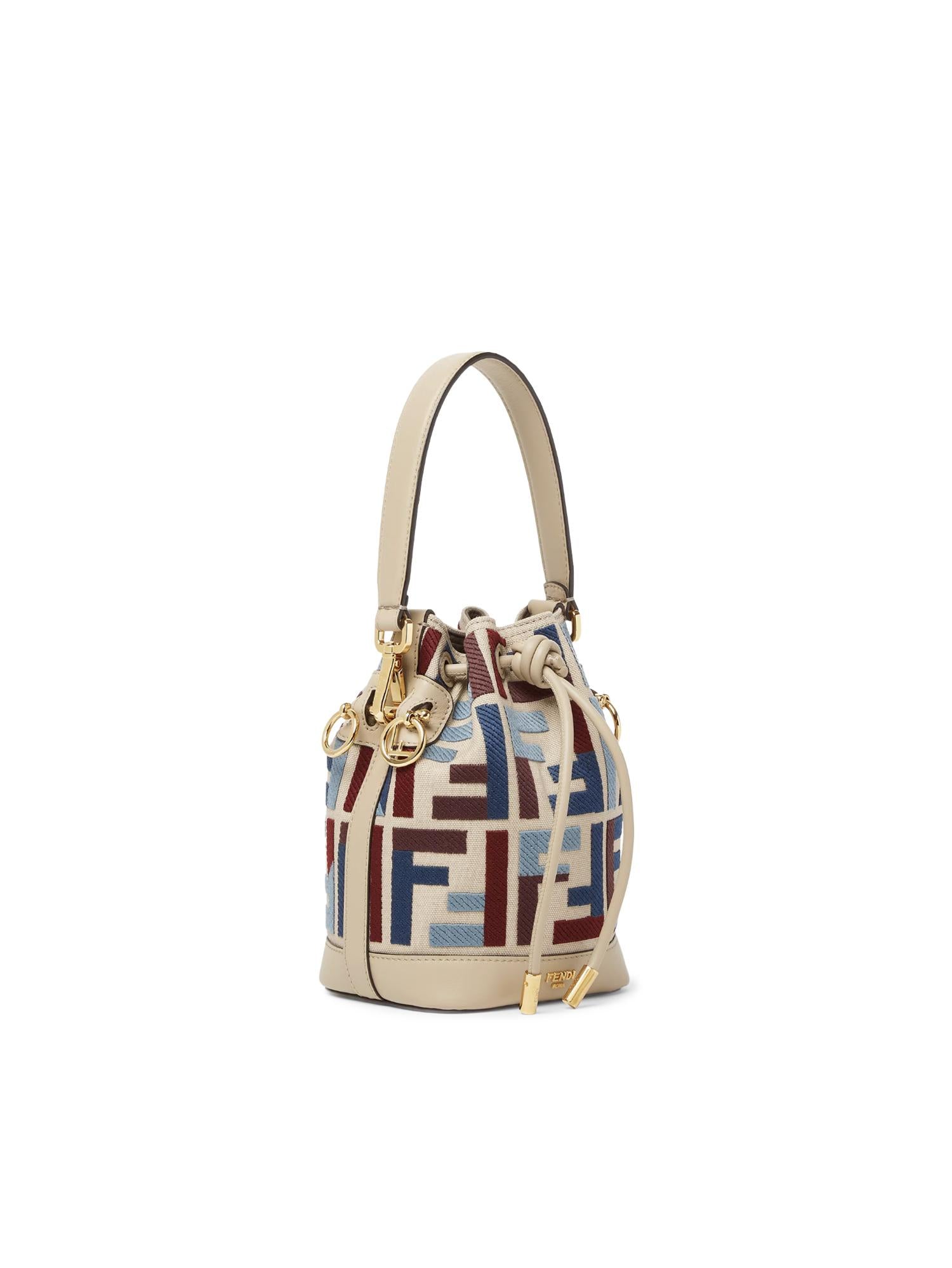 Оригінальна Minibag Mon Tresor Ff Jacquard Fendi – вид ззаду