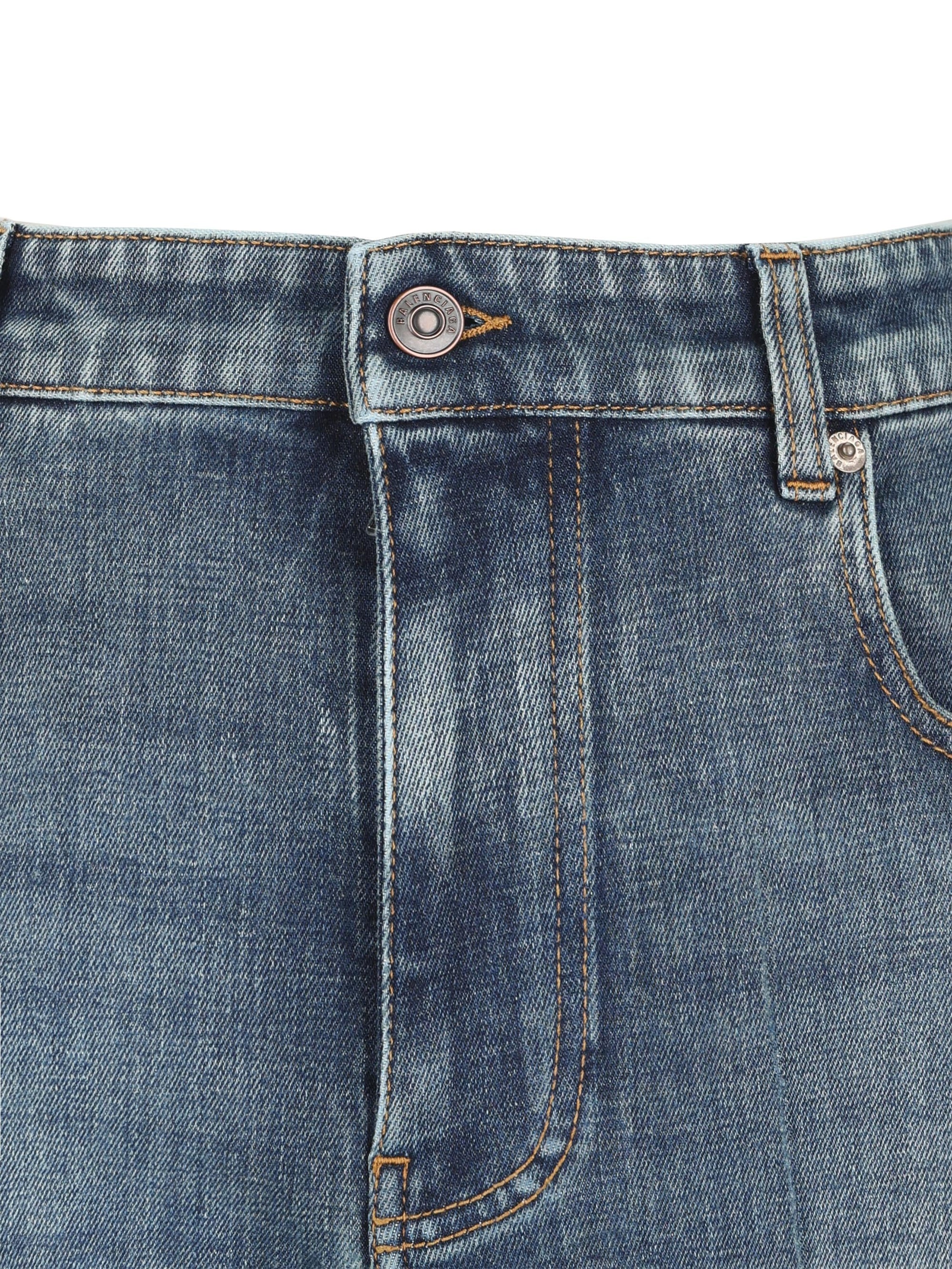 Jeans In Denim Balenciaga – Гарантія оригінальності – детальний вид