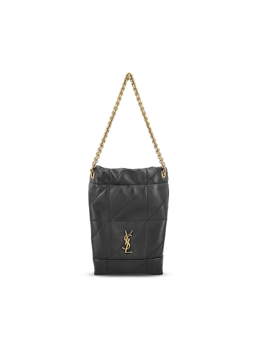 Jamie Pouch Bag In Leather Saint laurent оригінал – Купити в Україні – боковий вид