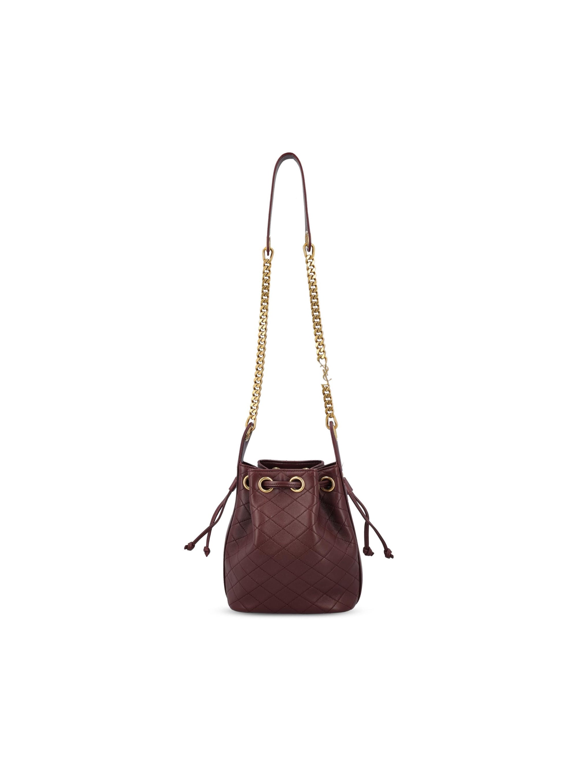 Bucket Bag Cassandre Saint laurent оригінал – Купити в Україні – вид ззаду