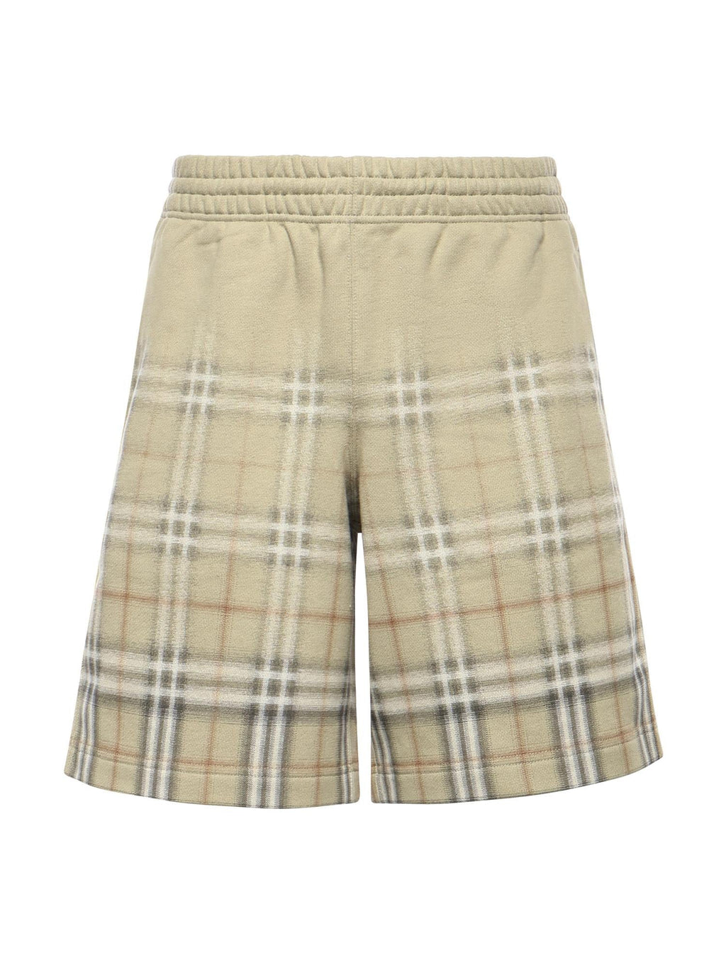 Оригінальна Shorts In Cotone Check Sfumato Burberry – боковий вид