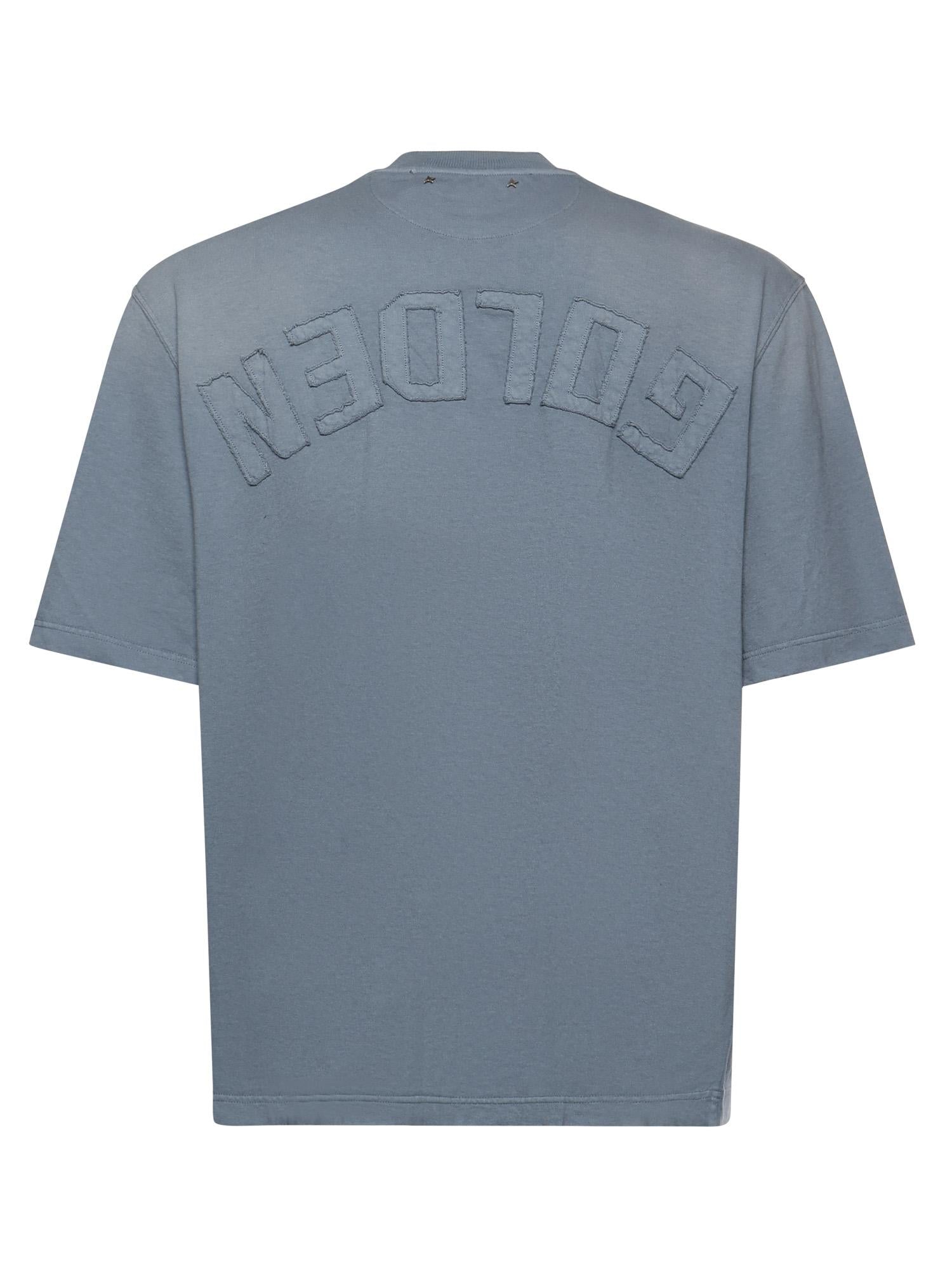 T-Shirt Con Stampa Reverse Sul Retro Golden goose – Гарантія оригінальності – детальний вид