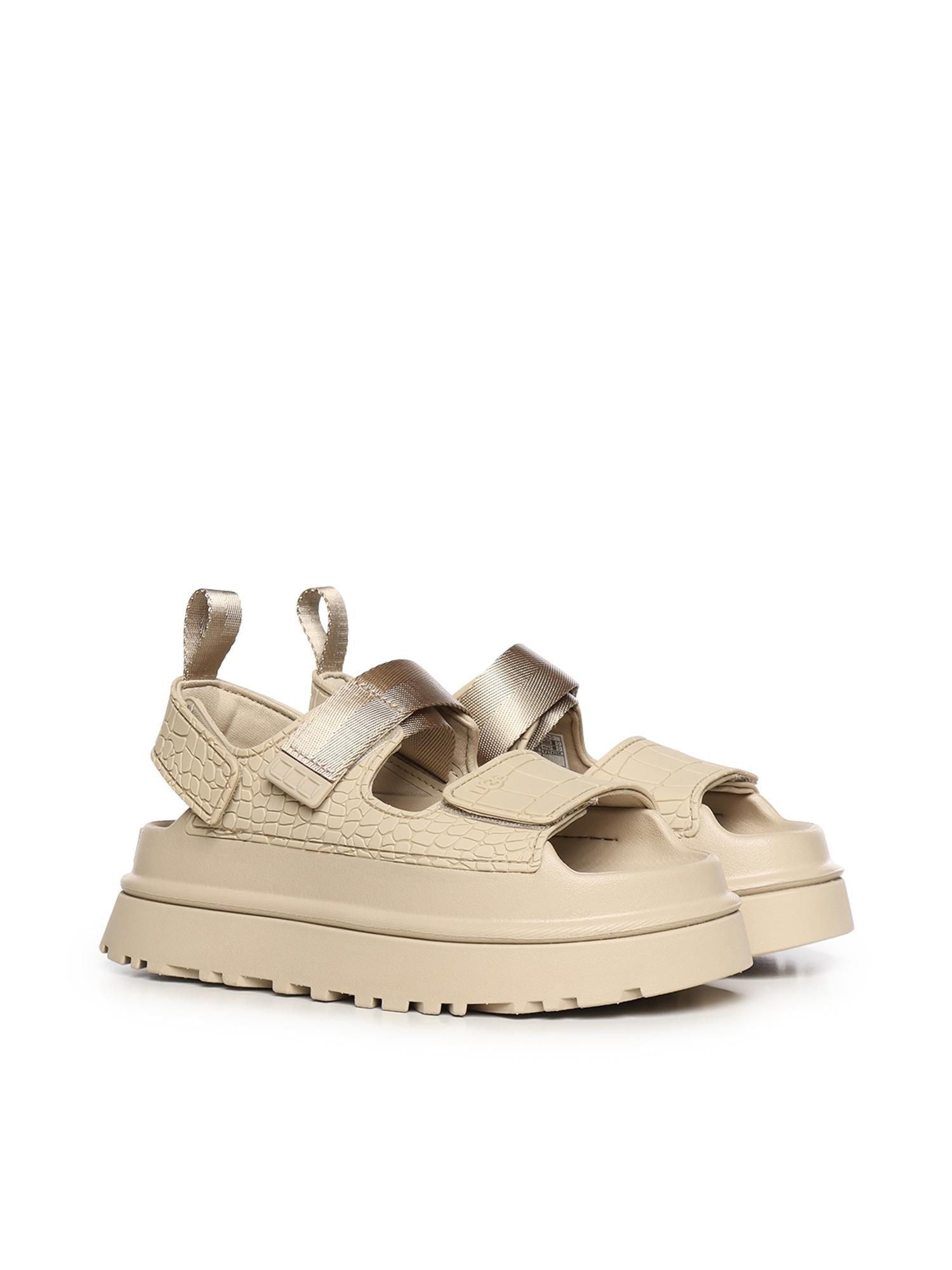 Sandali Goldenglow Embossed Ugg – Гарантія оригінальності – вид ззаду