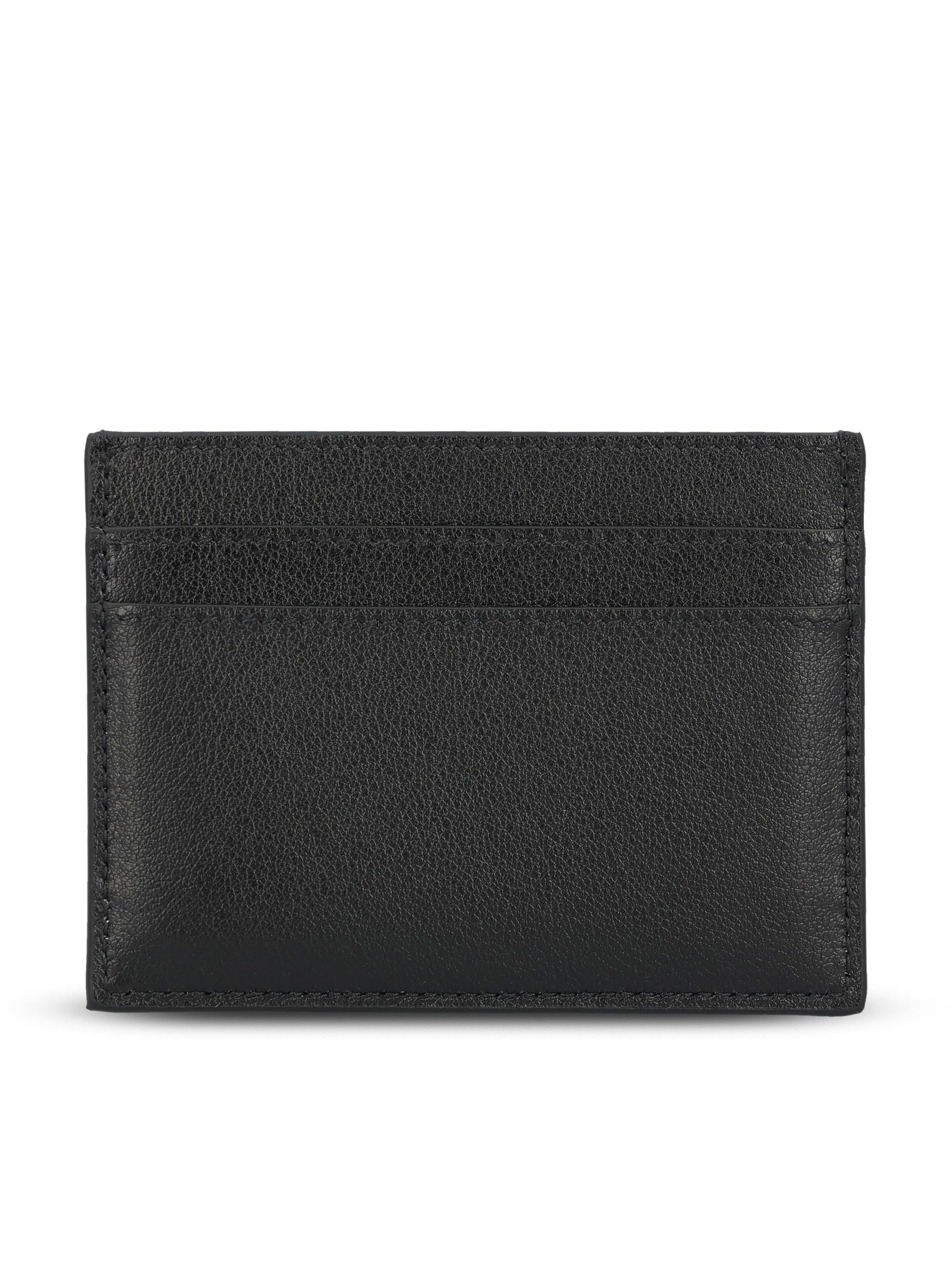 Оригінальна Bb Cardholder In Leather Balenciaga – вид ззаду