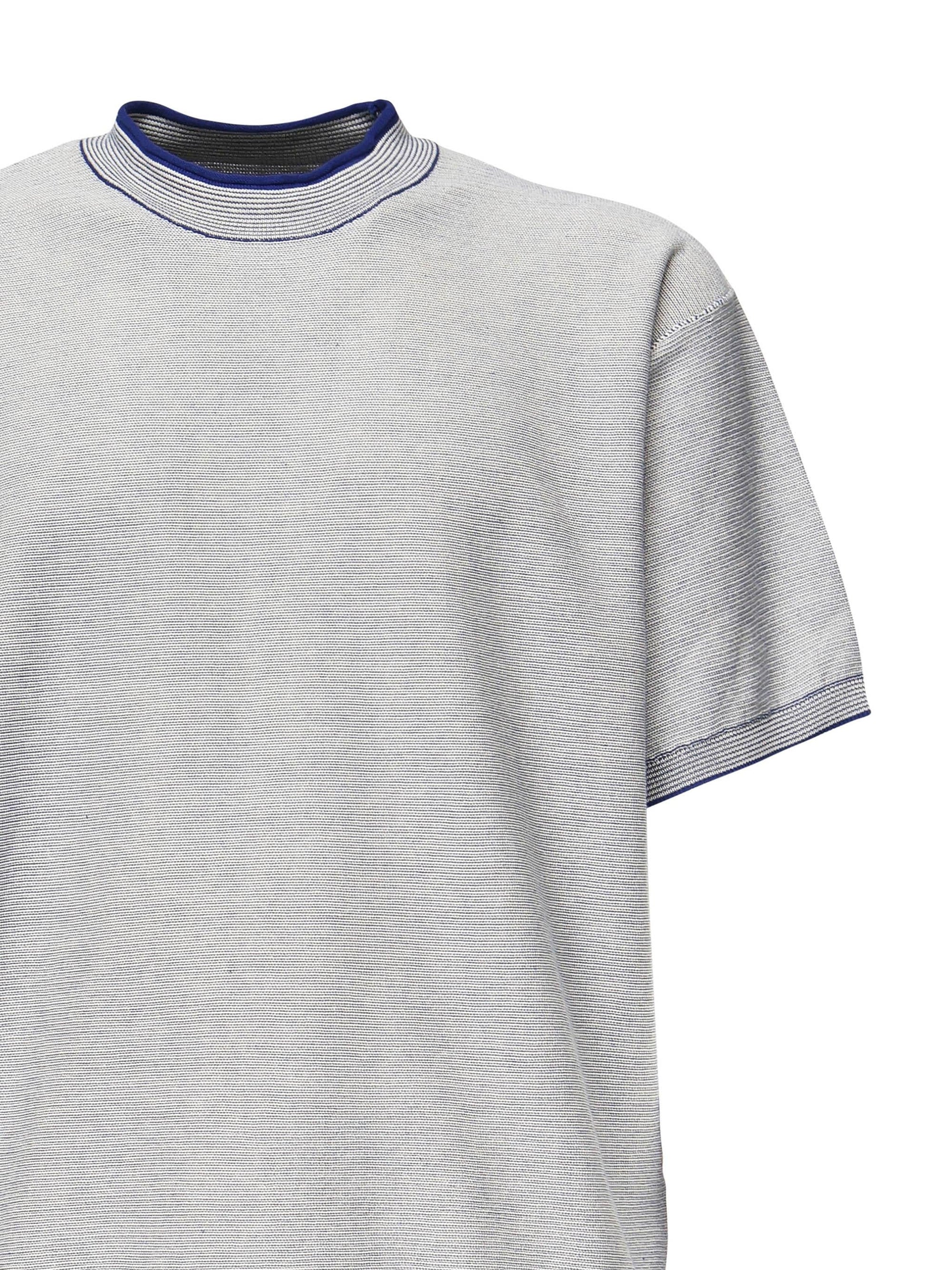 T-Shirt Con Filato Bicolore Stone island оригінал – Купити в Україні – вид ззаду