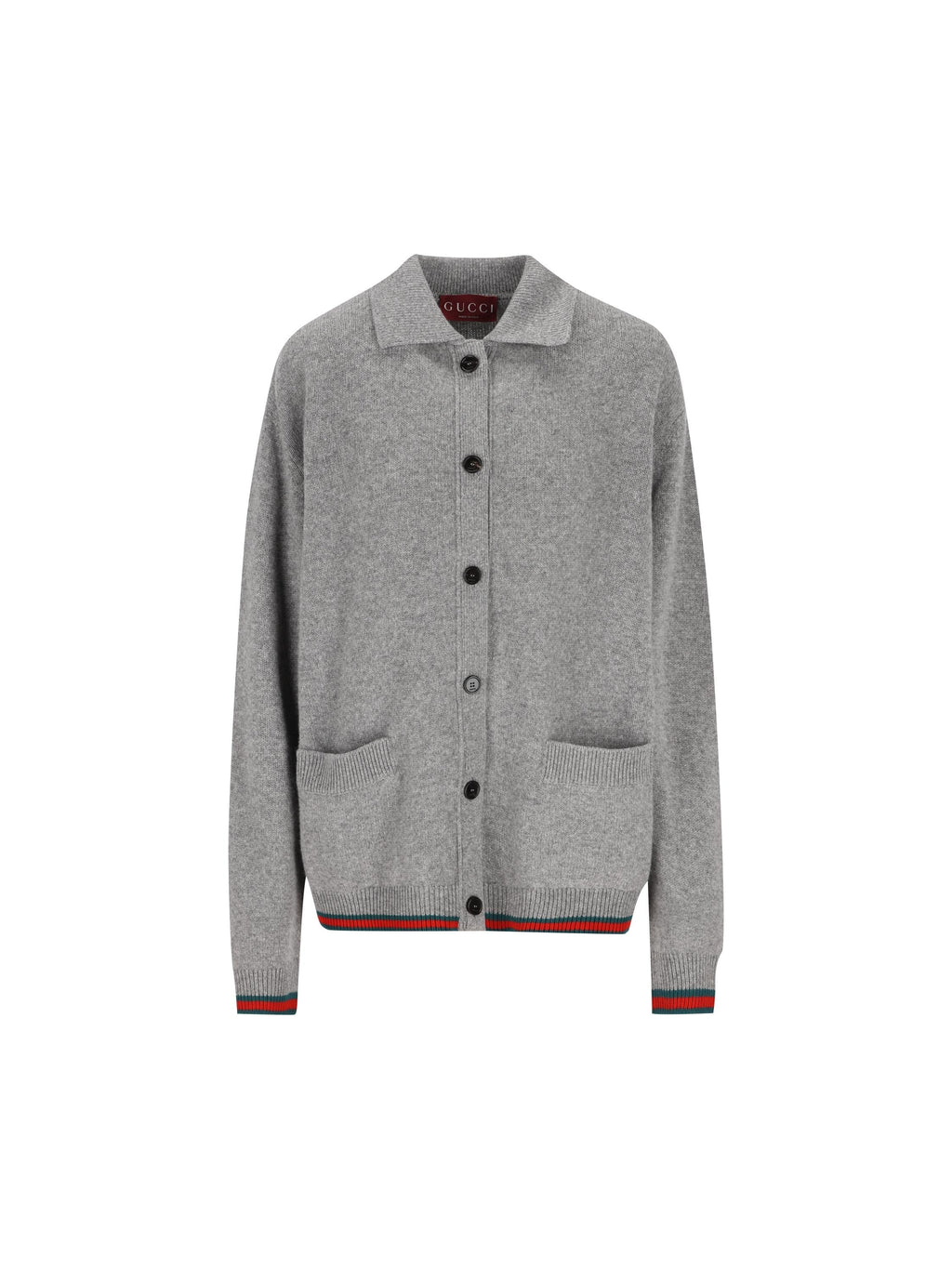 Wool And Cashmere Cardigan Gucci – Гарантія оригінальності – боковий вид