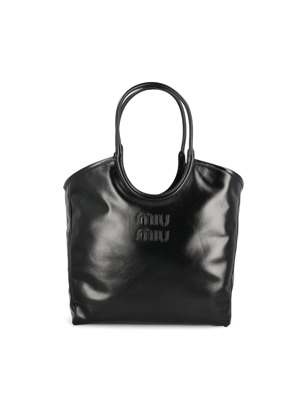 Оригінальна Ivy Leather Bag Miu miu – боковий вид
