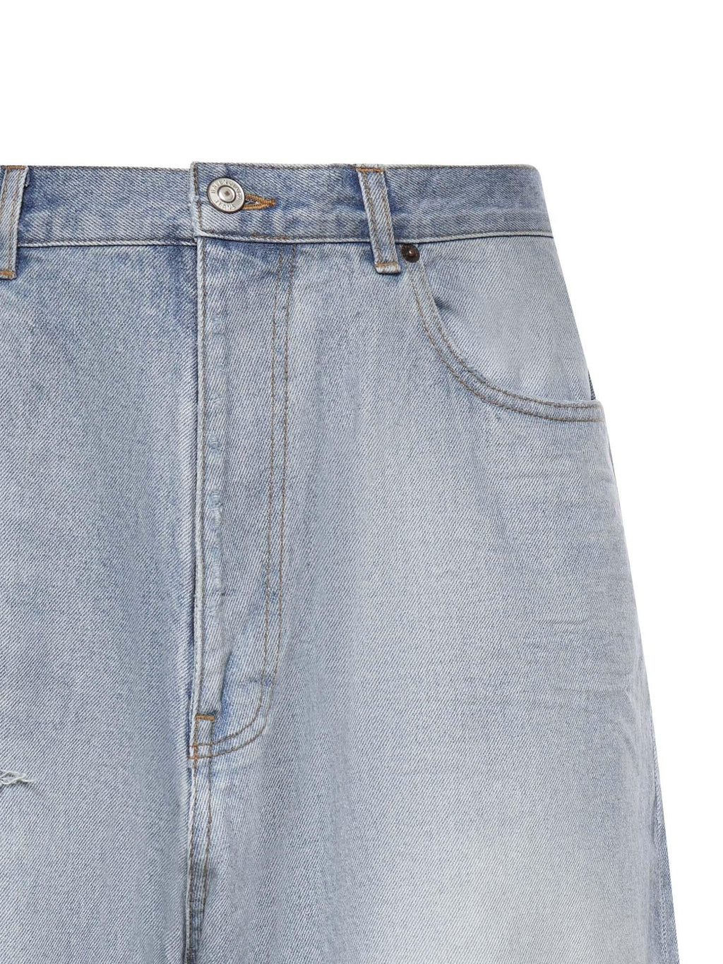 Jeans Minimal Baggy In Denim Balenciaga оригінал – Купити в Україні – вид ззаду
