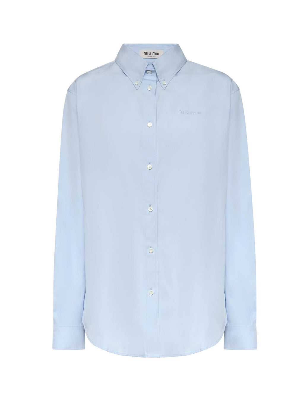 Camicia In Popeline Miu miu – Гарантія оригінальності – боковий вид