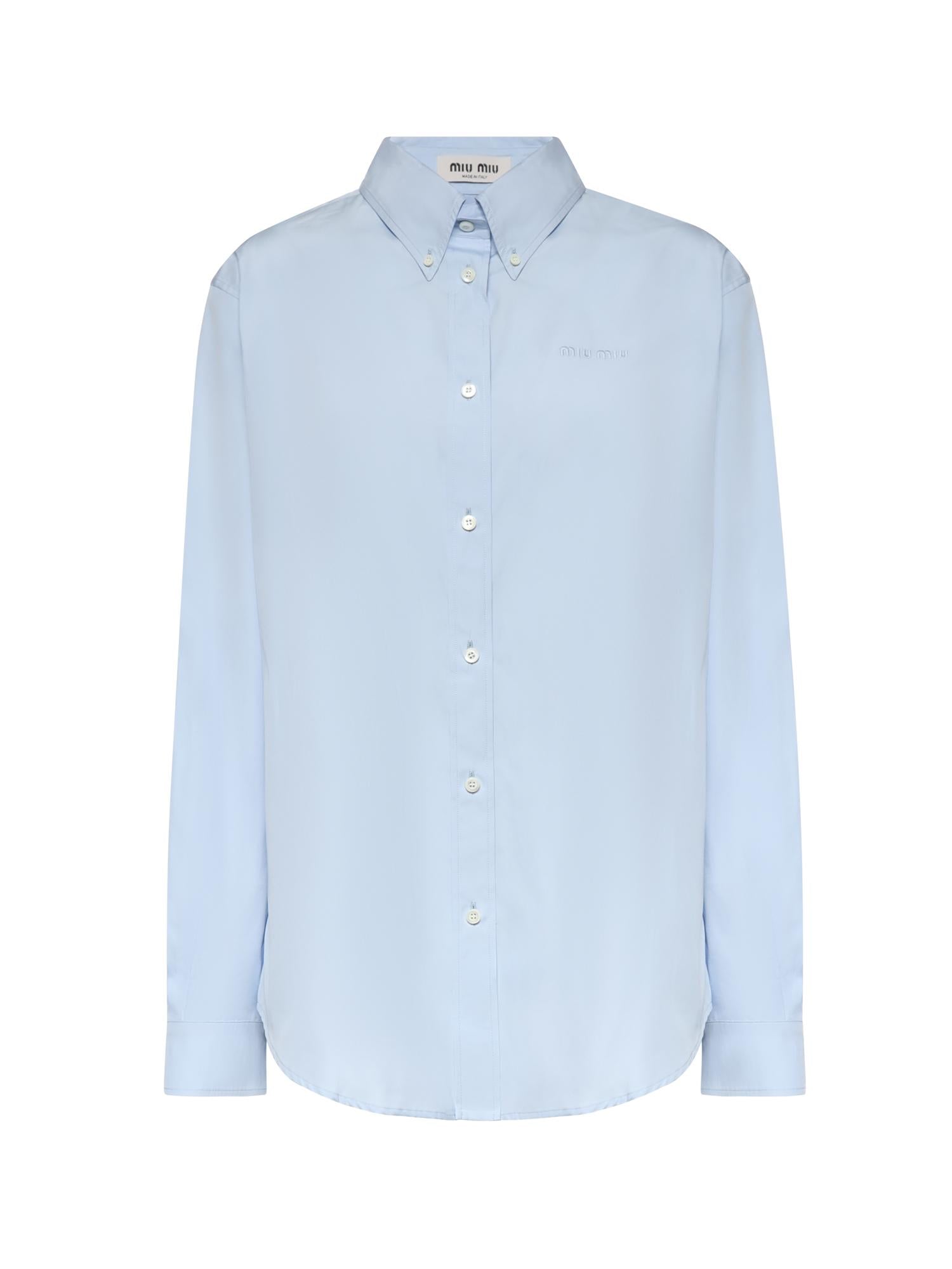 Camicia In Popeline Miu miu – Гарантія оригінальності – боковий вид