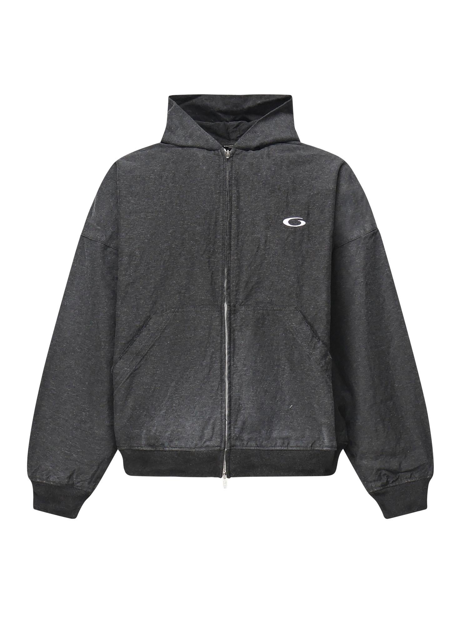 Hoodie Trompe Lœil Balenciaga оригінал – Купити в Україні – боковий вид