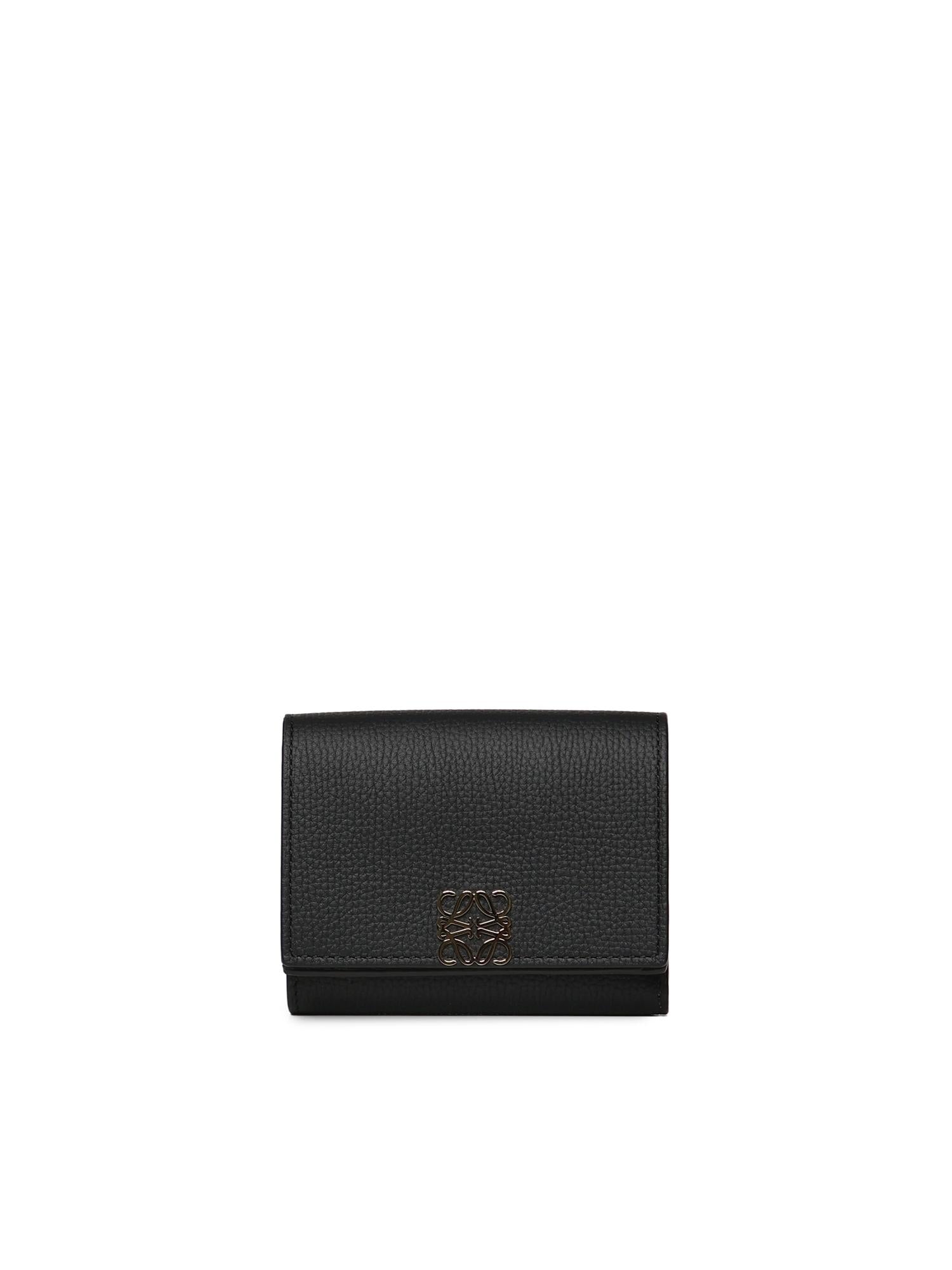 Portafoglio Trifold Anagram In Pelle DI Vitello Loewe – Гарантія оригінальності – боковий вид