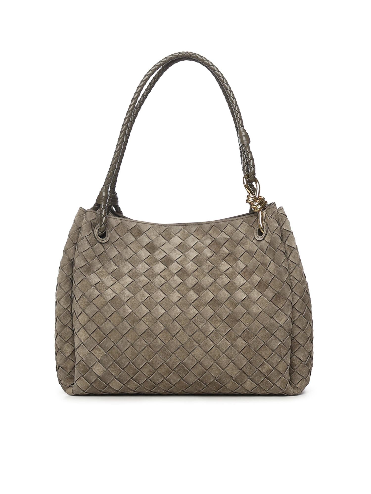 Borsa A Spalla Parachute Grande Bottega veneta – Гарантія оригінальності – боковий вид