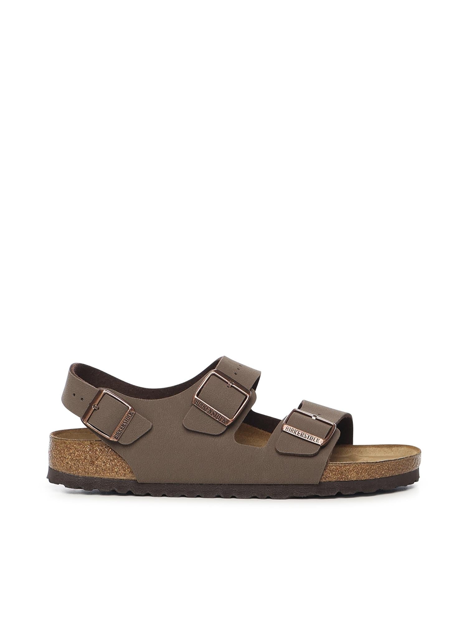 Оригінальна Sandali Birko-Flor Nubuck Birkenstock – боковий вид