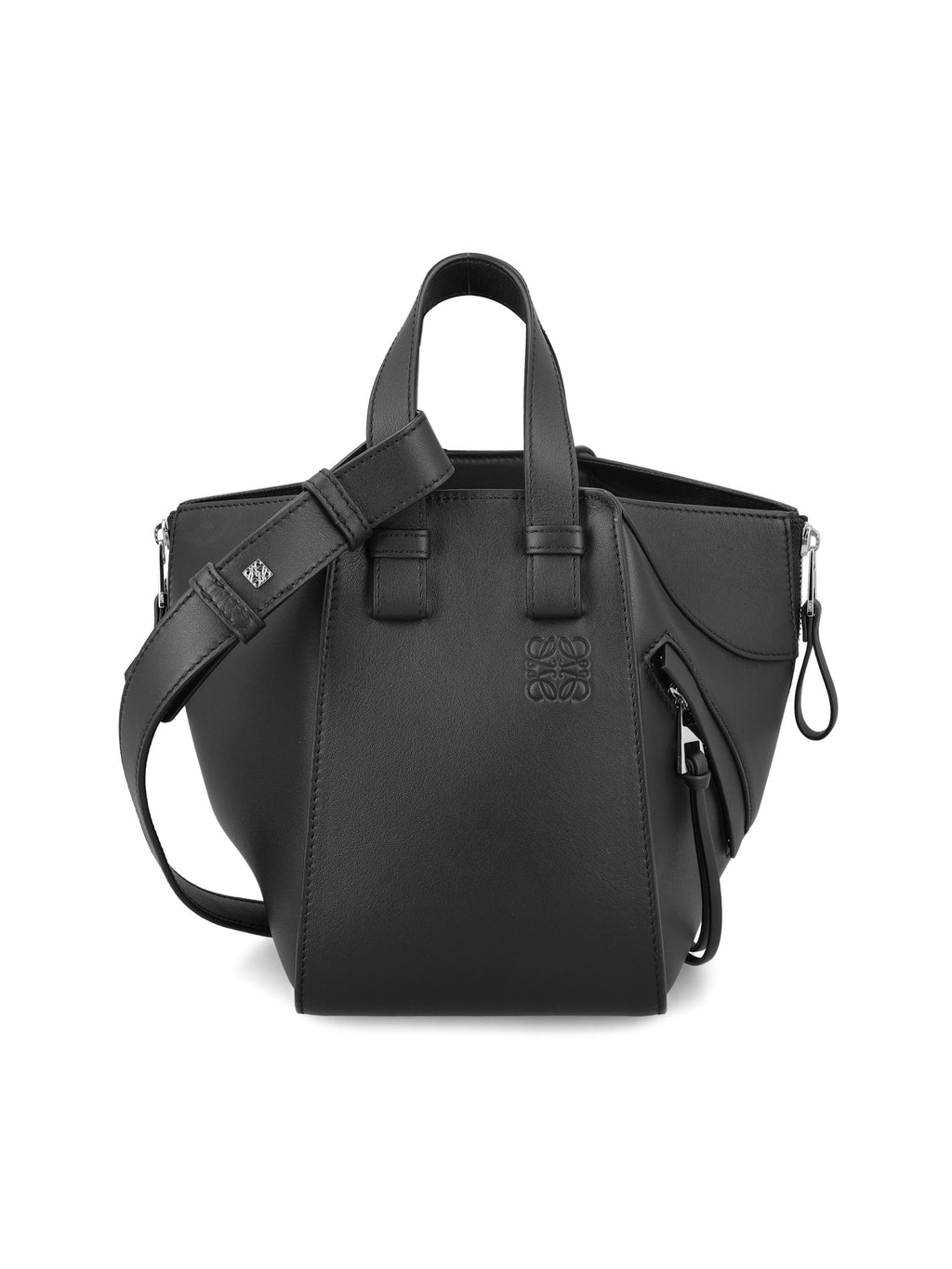 Hammock Leather Bag Loewe – Гарантія оригінальності – боковий вид