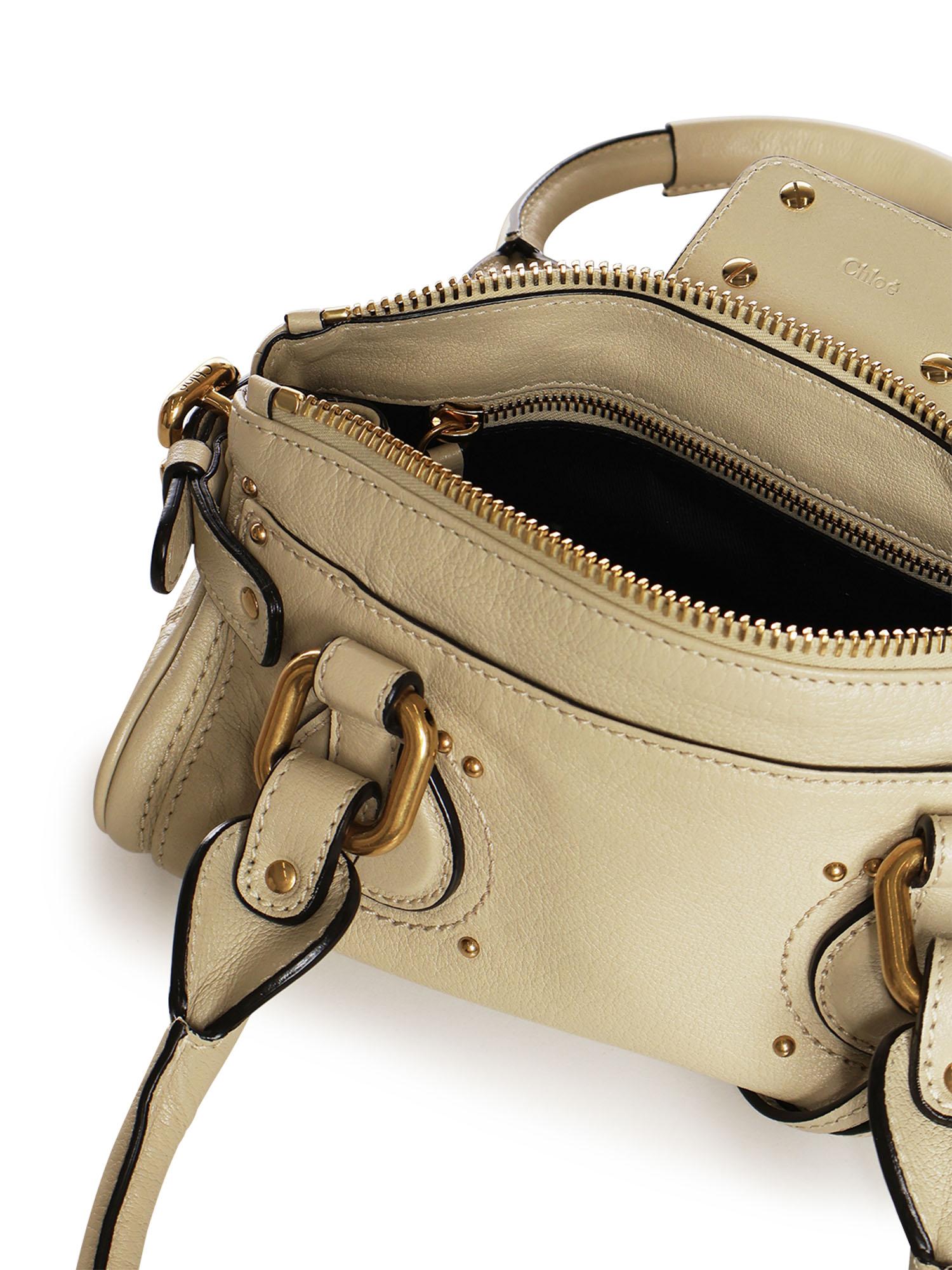 Borsa Paddington Piccola In Pelle Granata Chloe оригінал – Купити в Україні – збільшений вид