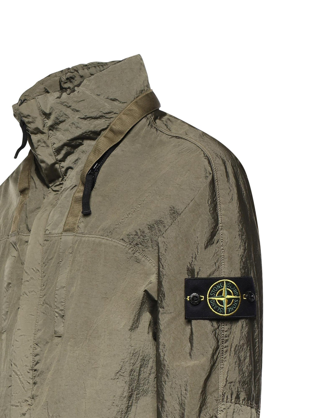 Оригінальна Giacca Con Colletto Rigido In Nylon Metal Stone island – вид ззаду