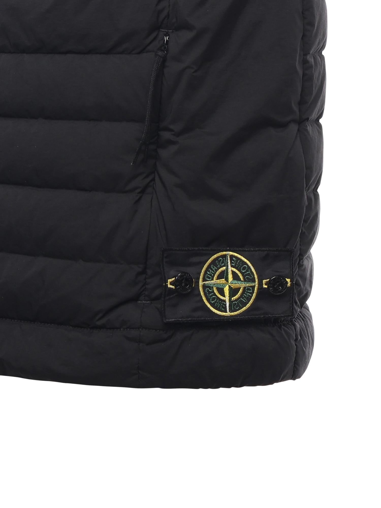 Оригінальна Gilet In Piuma In Nylon Con Logo Stone island – вид ззаду