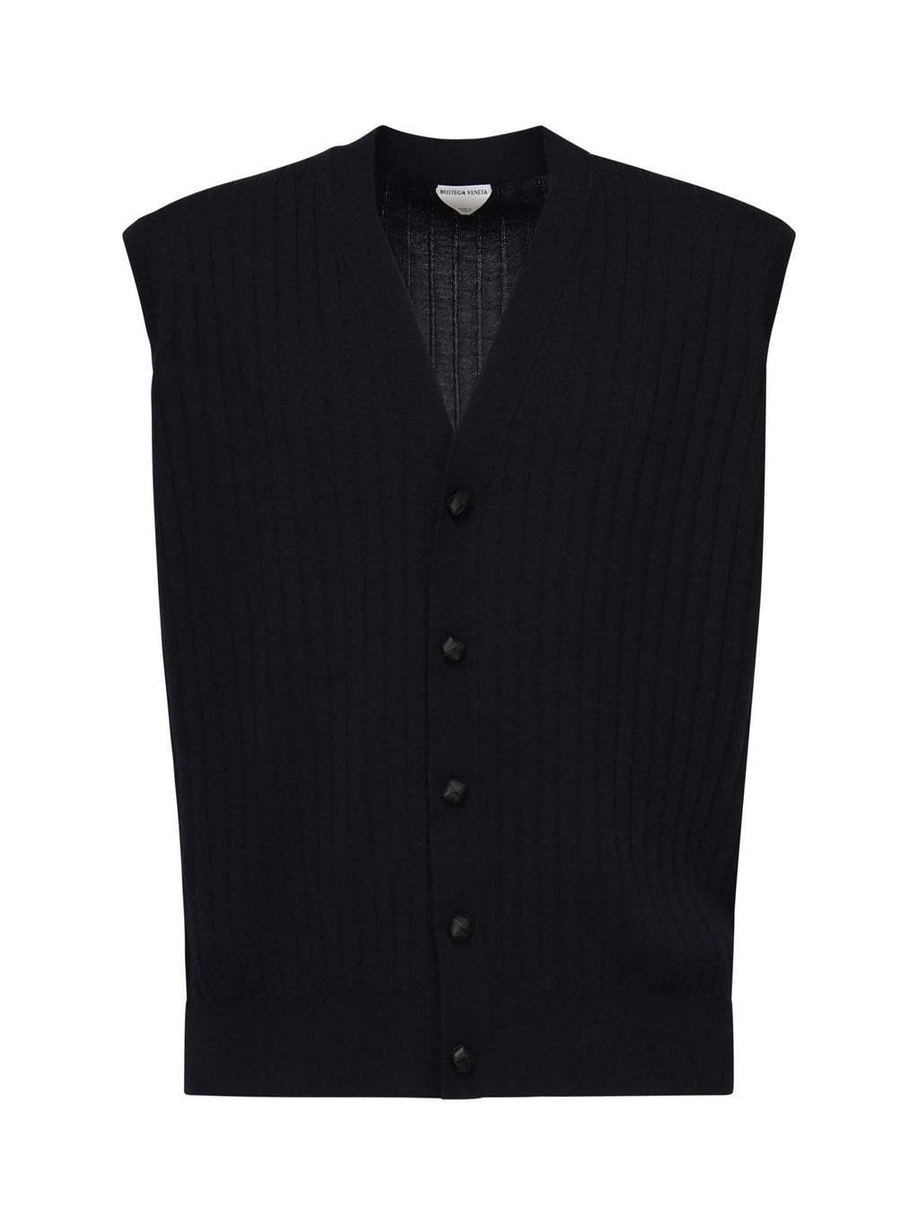 Gilet In Lana A Coste Bottega veneta – Гарантія оригінальності – боковий вид