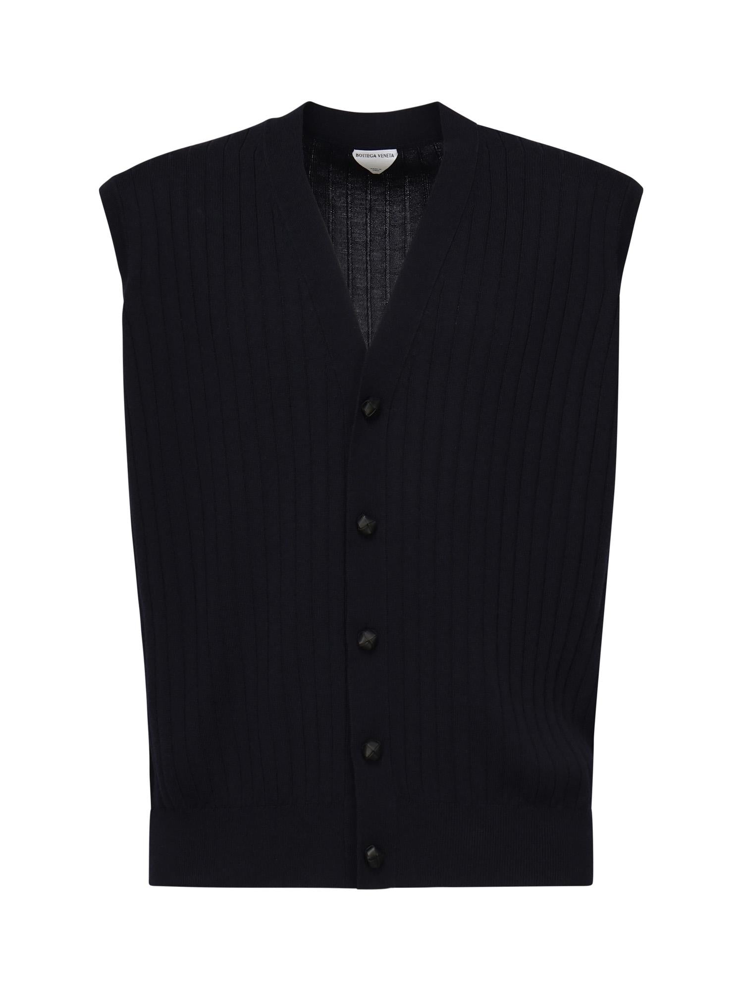 Gilet In Lana A Coste Bottega veneta – Гарантія оригінальності – боковий вид