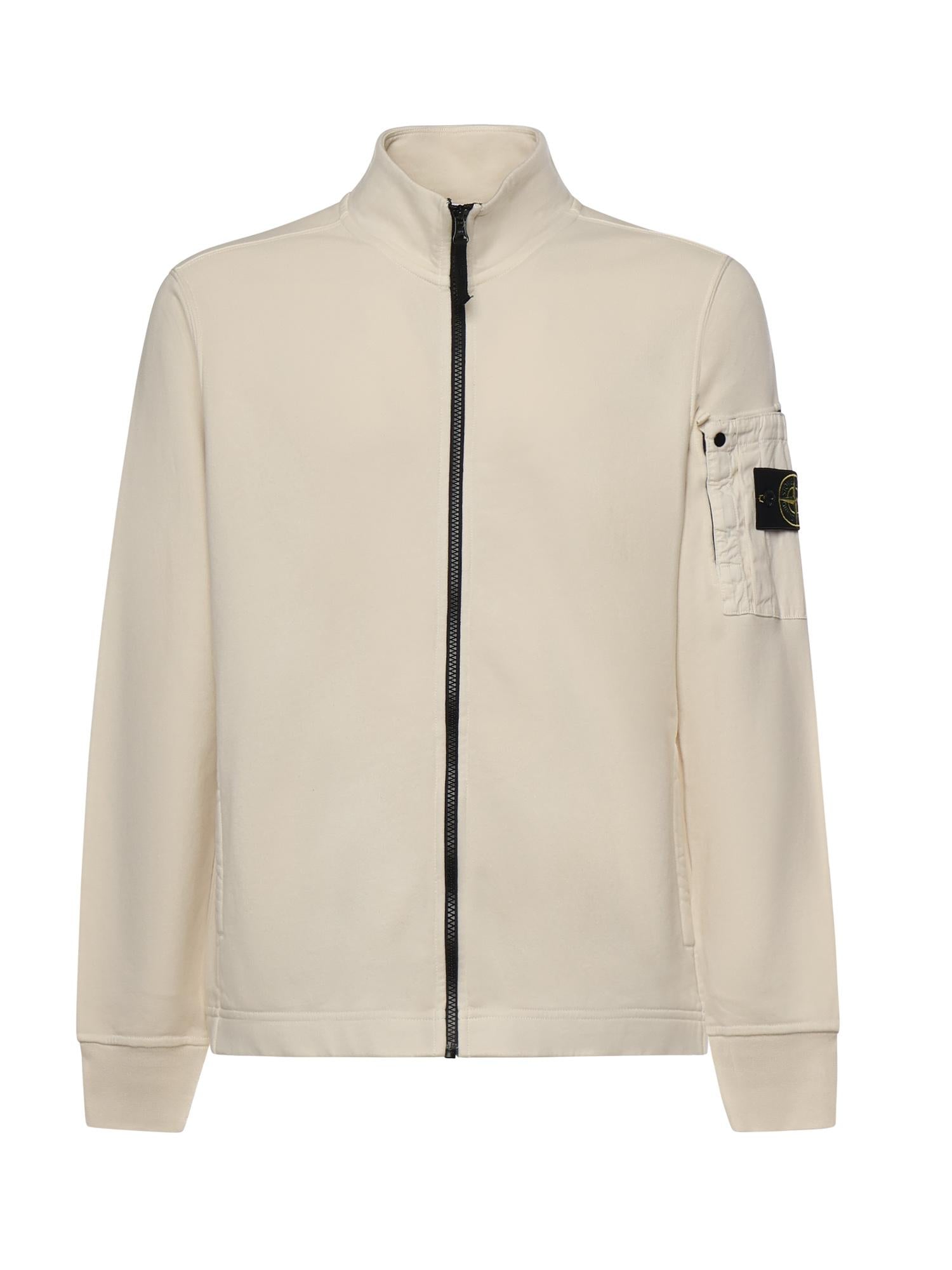 Track Jacket In Felpa DI Cotone Stone island оригінал – Купити в Україні – боковий вид