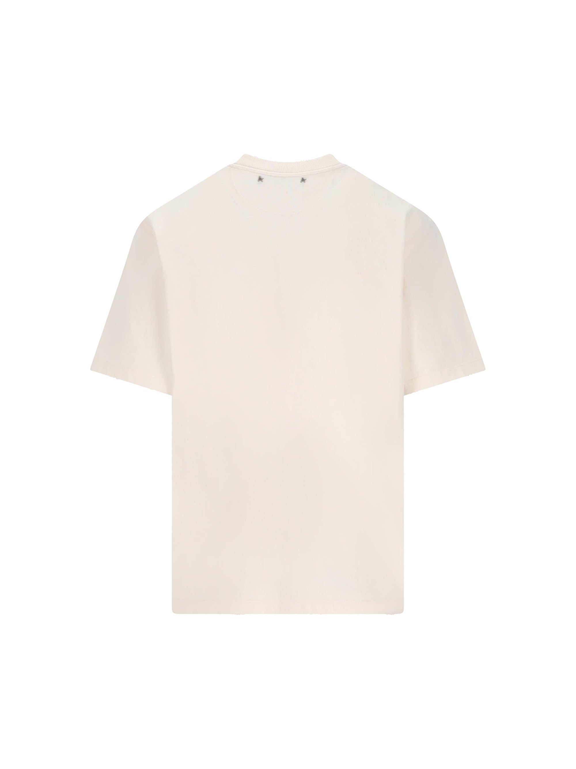 Оригінальна Cotton T Shirt Golden goose – вид ззаду