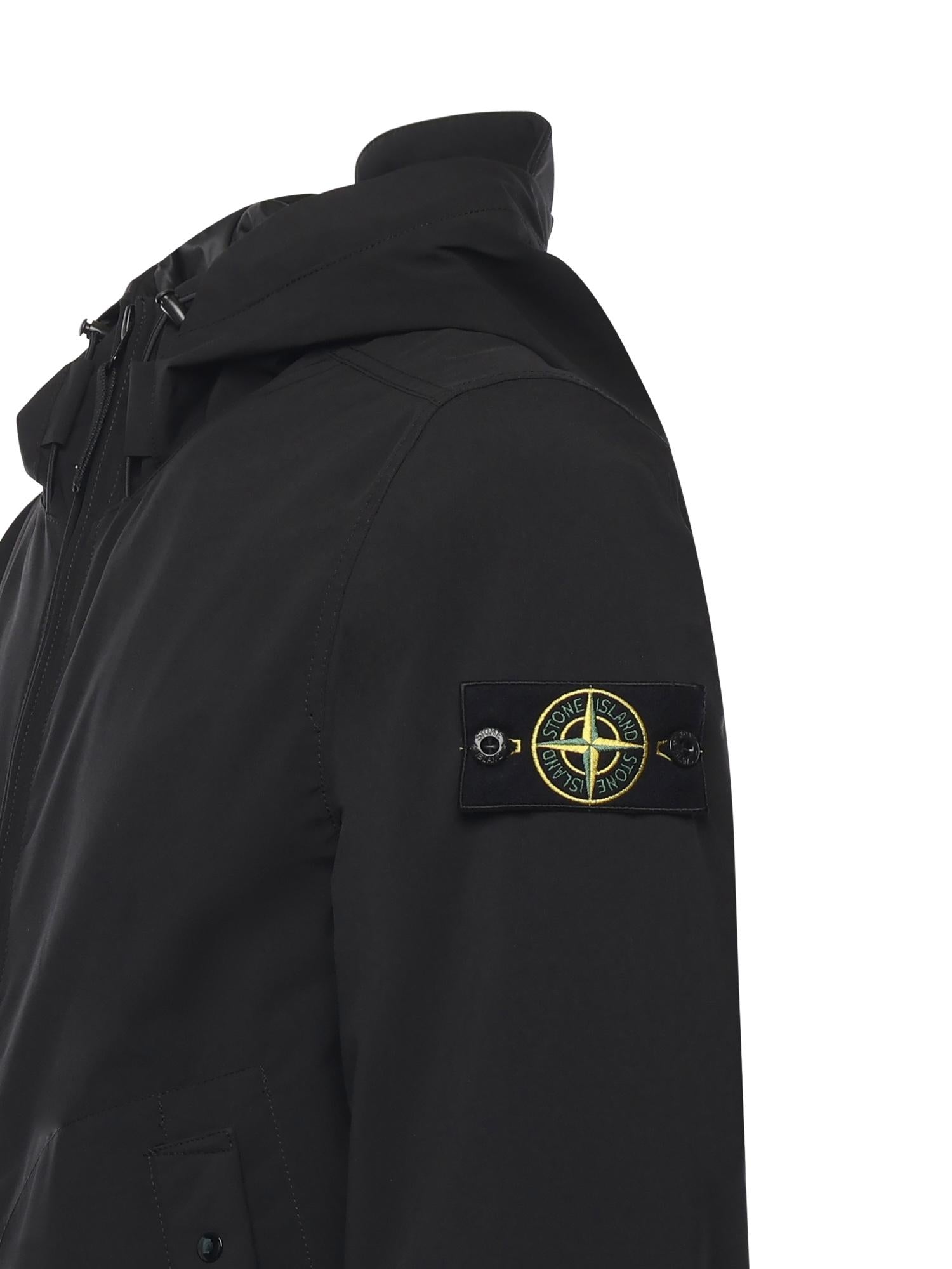 Giacca Imbottita Con Logo Stone island оригінал – Купити в Україні – вид ззаду