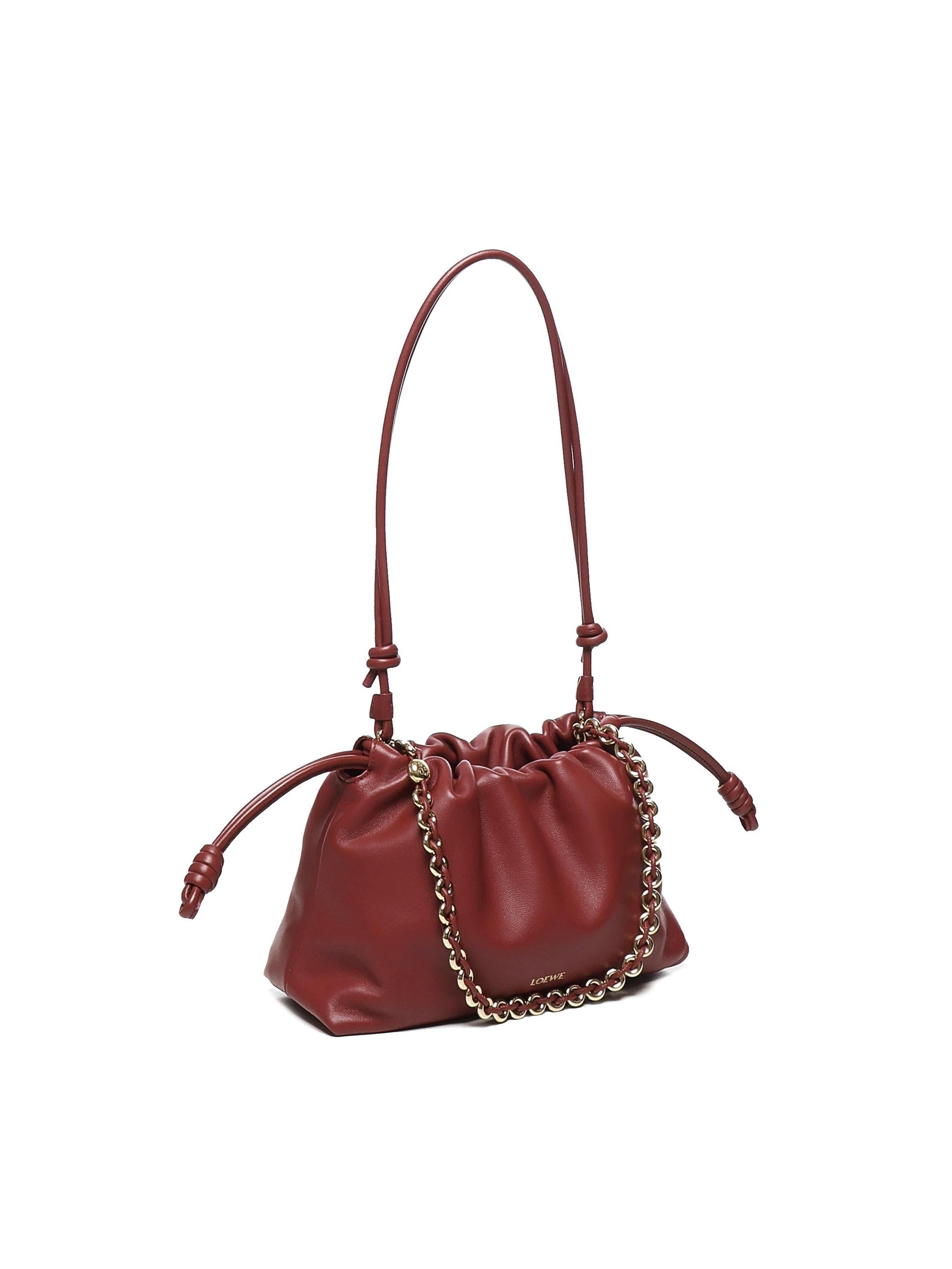Borsa Flamenco Purse Media In Nappa DI Agnello Loewe – Гарантія оригінальності – вид ззаду