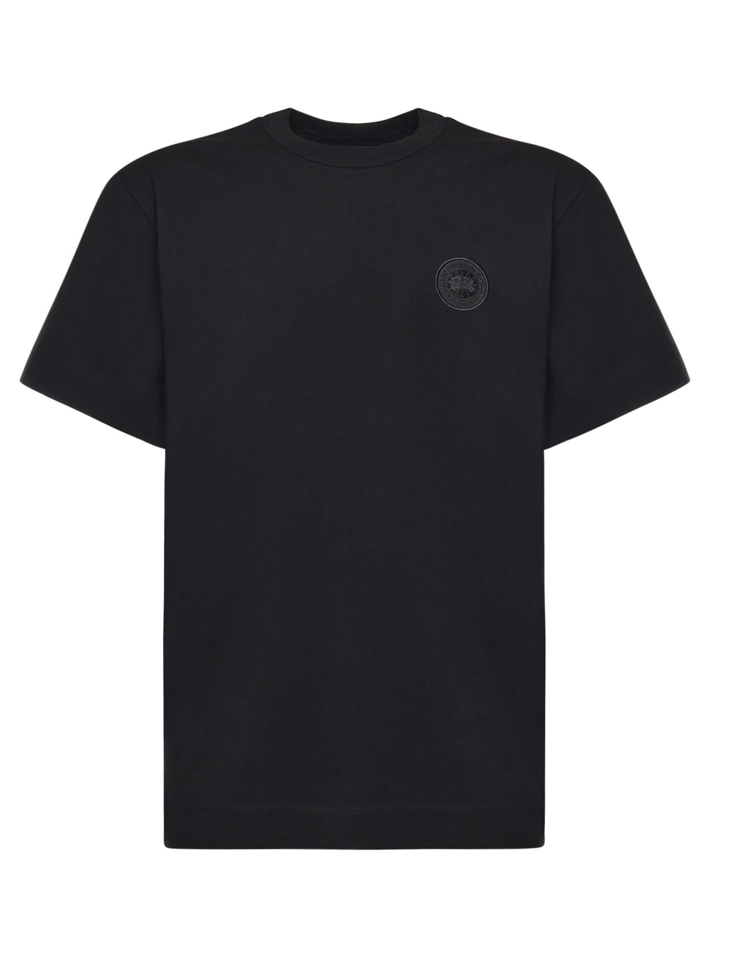 Оригінальна T-Shirt Gladstone In Cotone Canada goose – боковий вид