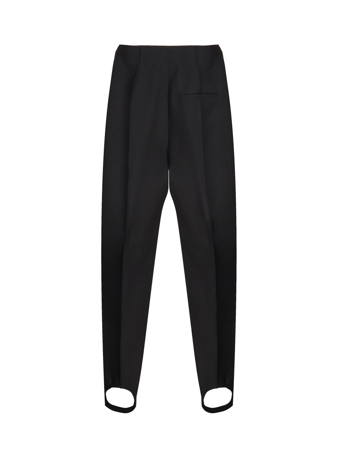 Оригінальна Pantaloni Con Staffa In Cotone Strutturato Bottega veneta – детальний вид