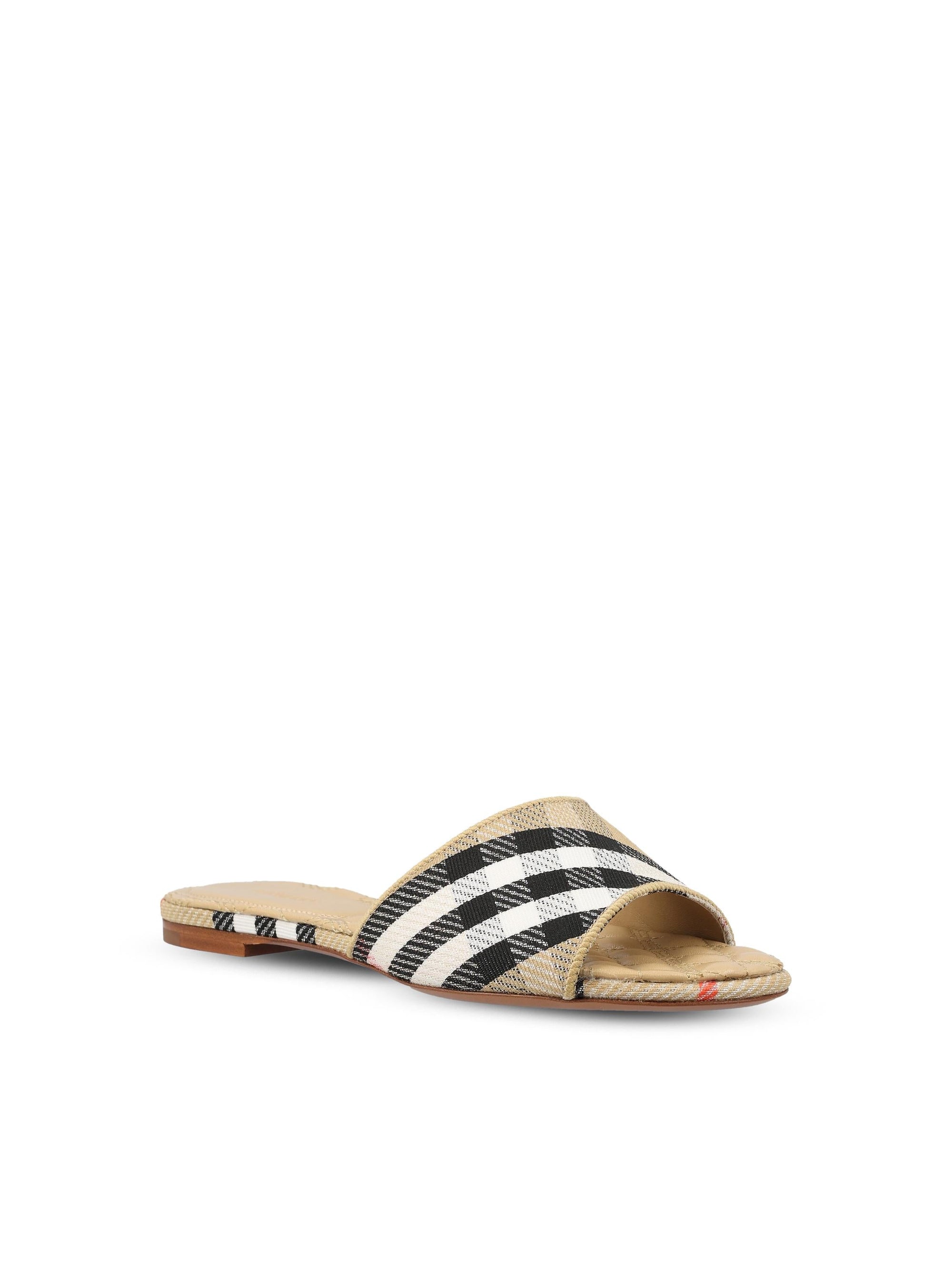 Оригінальна Sloane Check Slides Burberry – вид ззаду