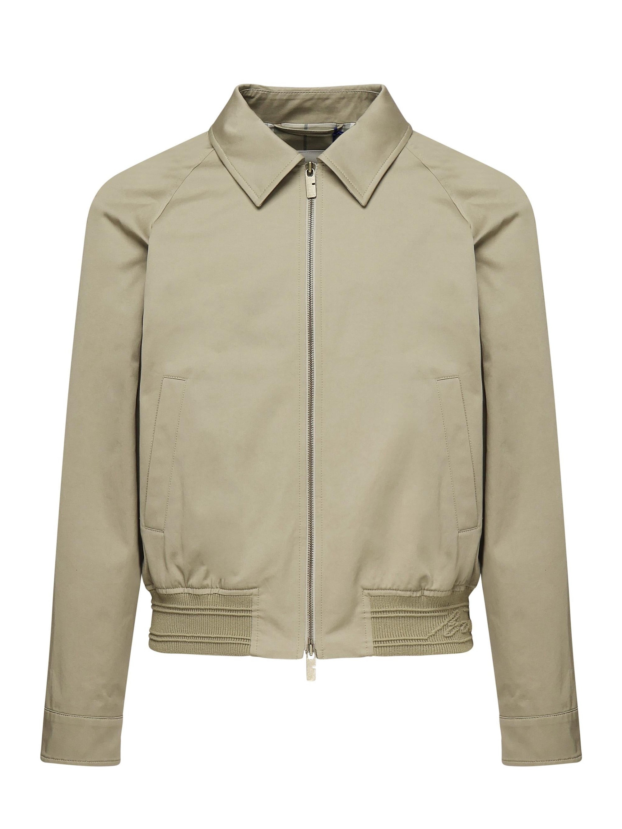 Оригінальна Giacca Harrington In Cotone Burberry – боковий вид