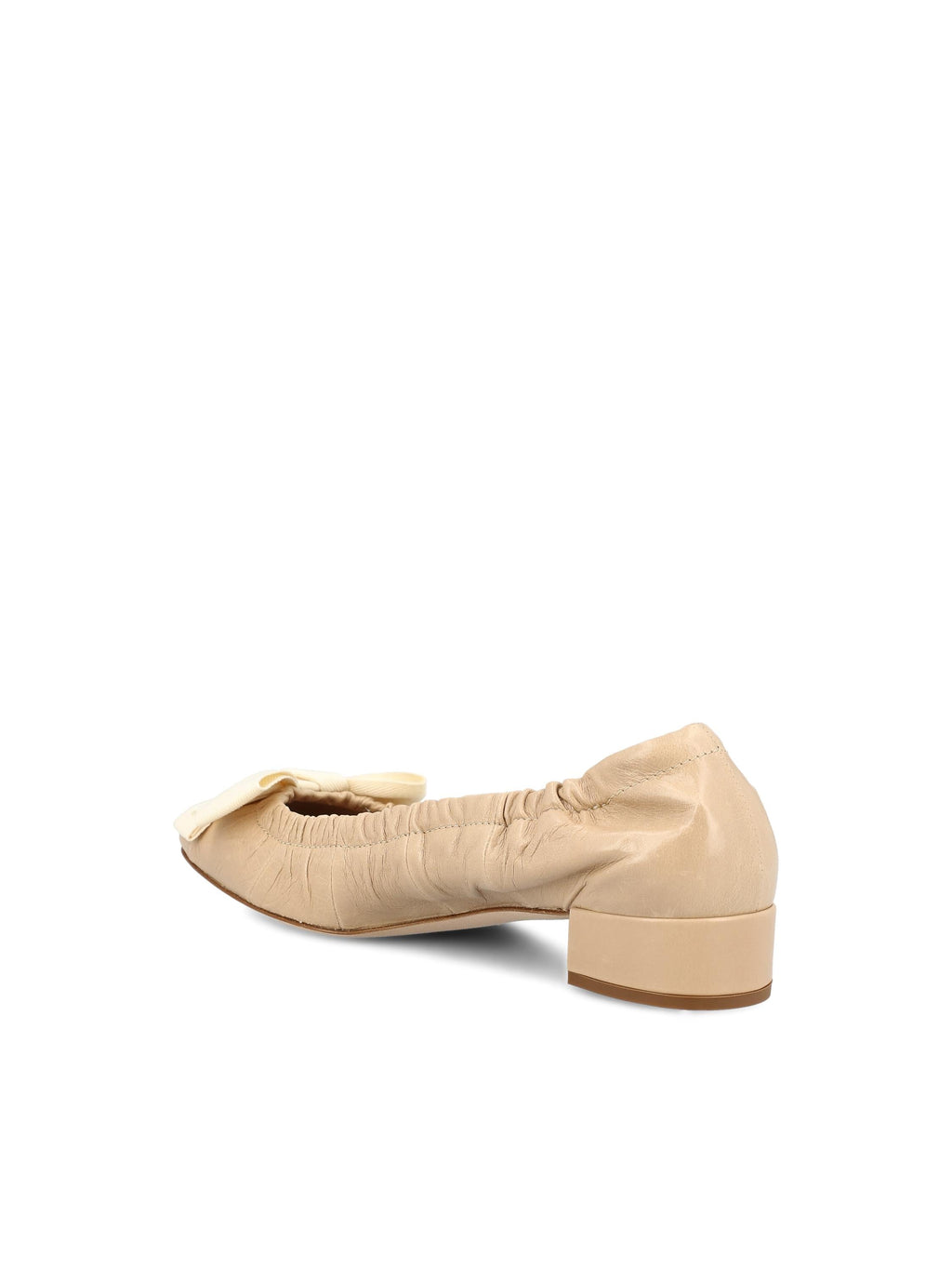 Leather Ballerina Flats With Heel Prada оригінал – Купити в Україні – детальний вид