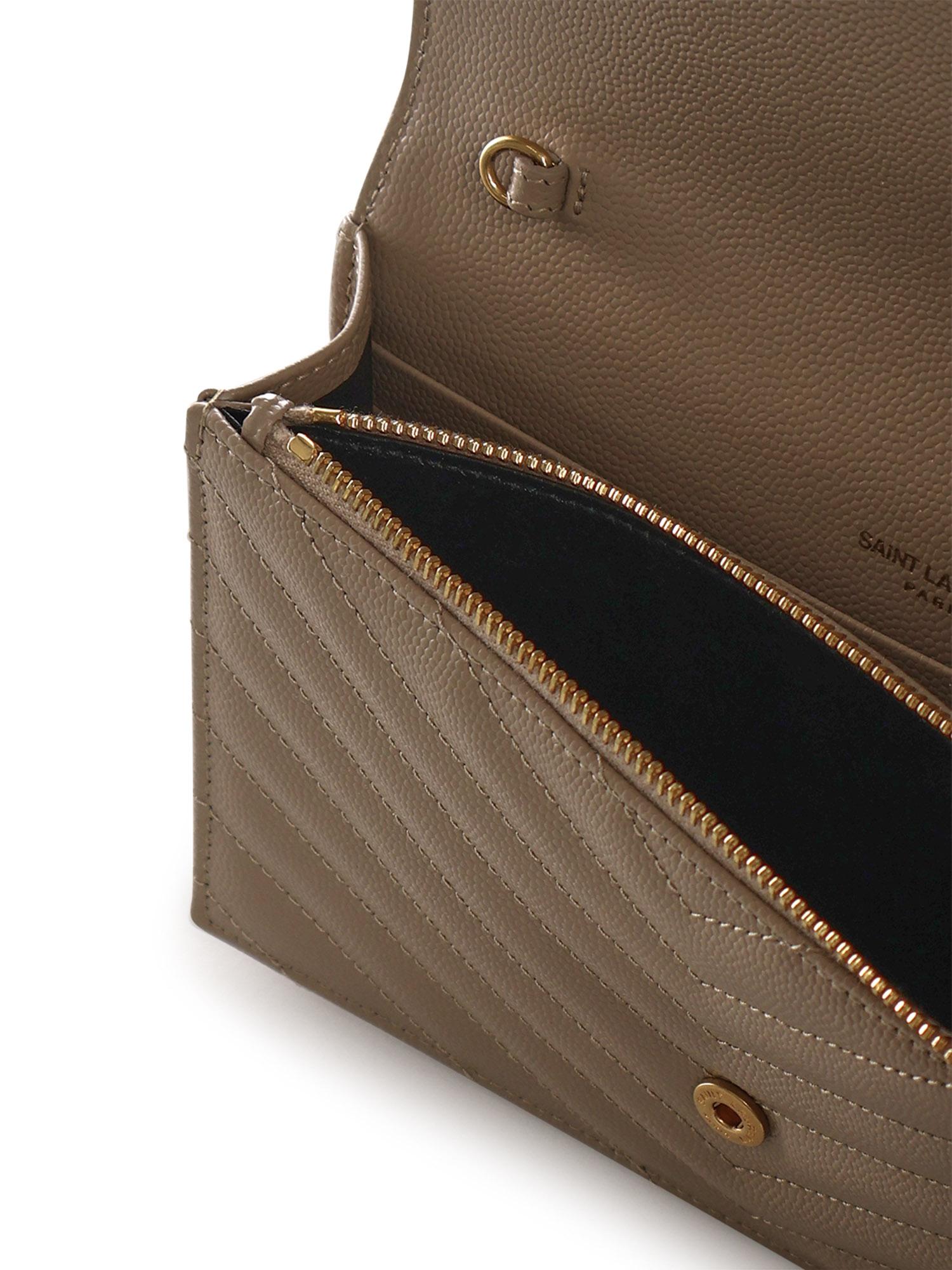 Оригінальна Pochette Envelope Con Catena Cassandre In Pelle Saint laurent – збільшений вид