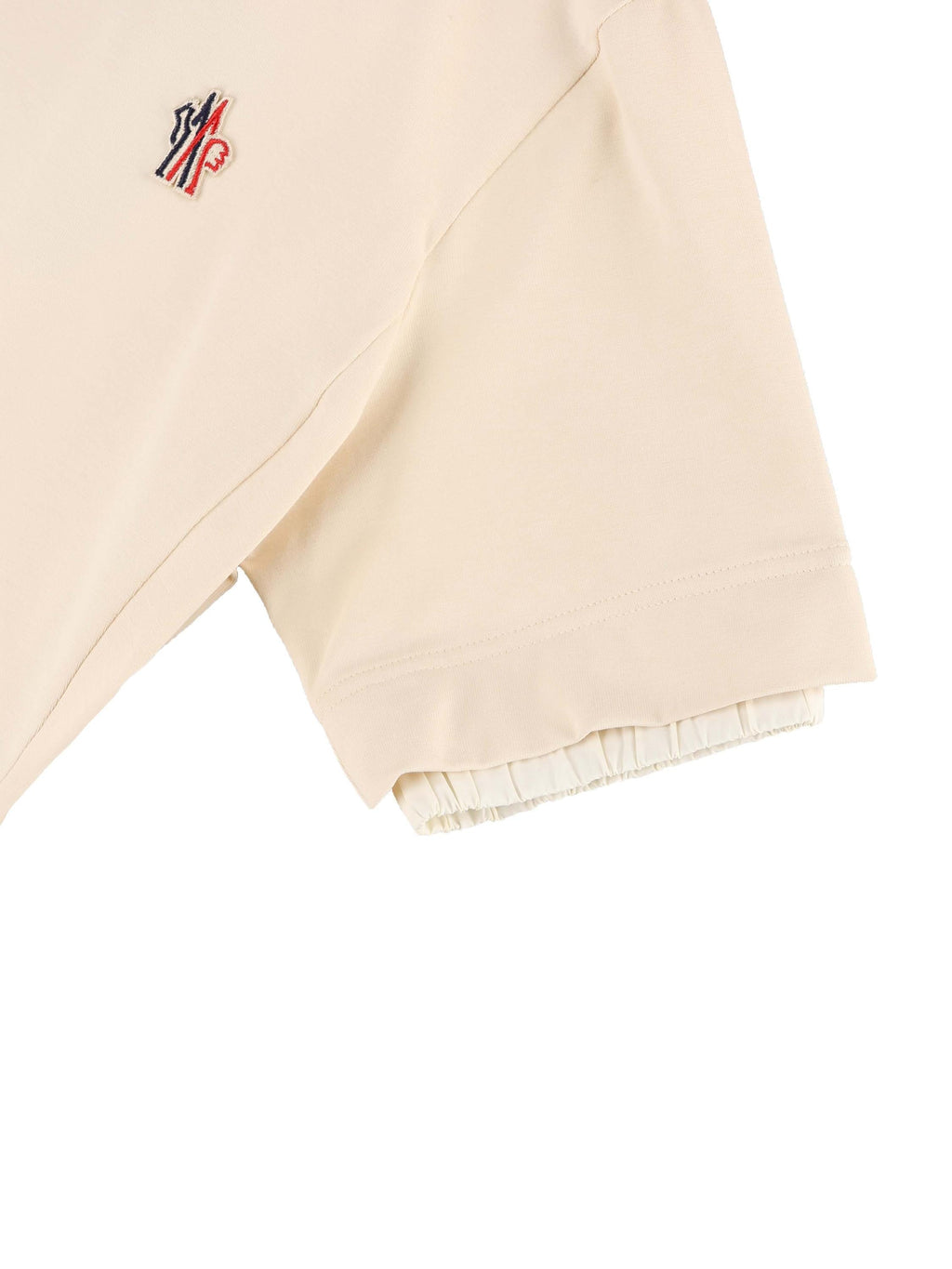 Оригінальна T Shirt In Cotton Blend Moncler – збільшений вид